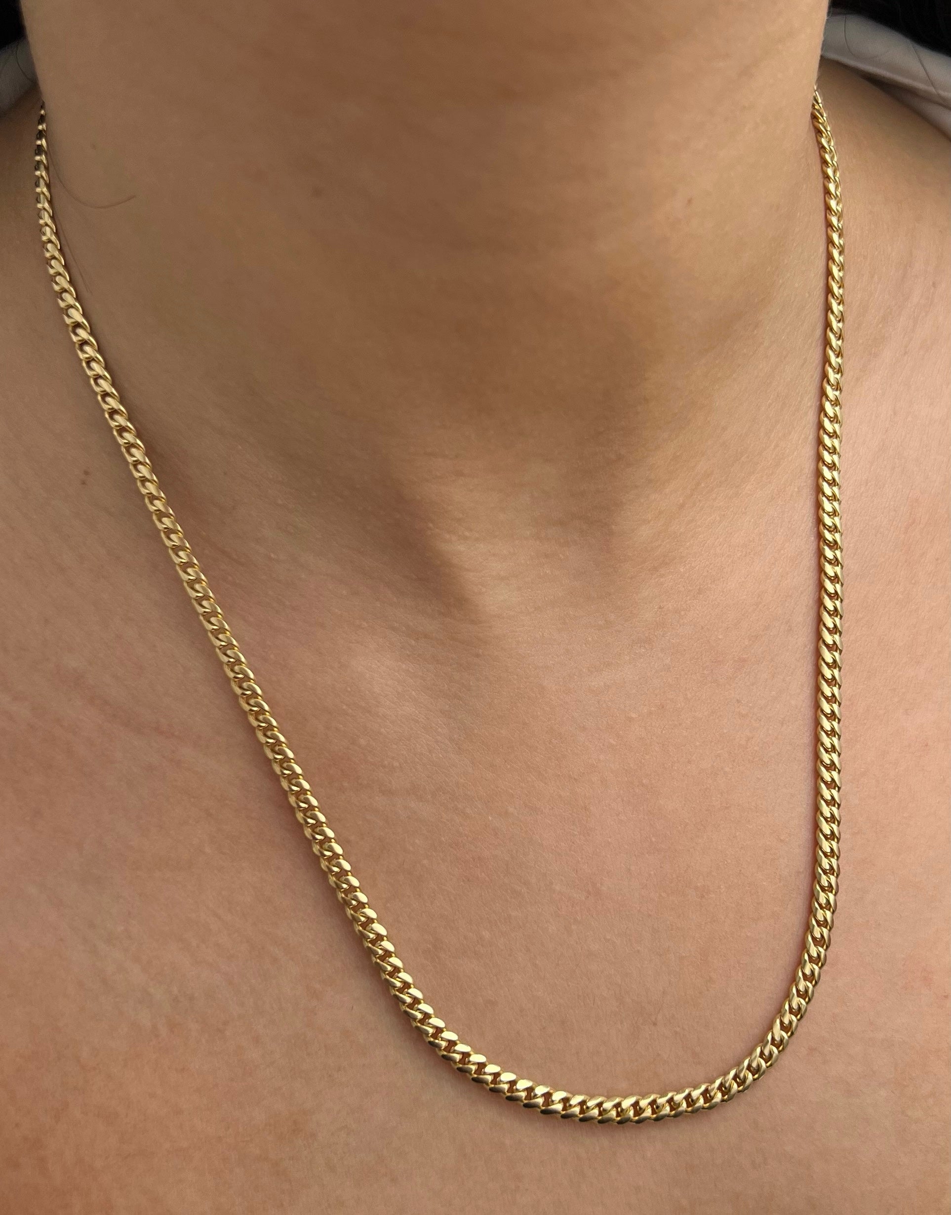 Cadena cubana 27.15gr / Largo 50cm / Oro Amarillo Nac M