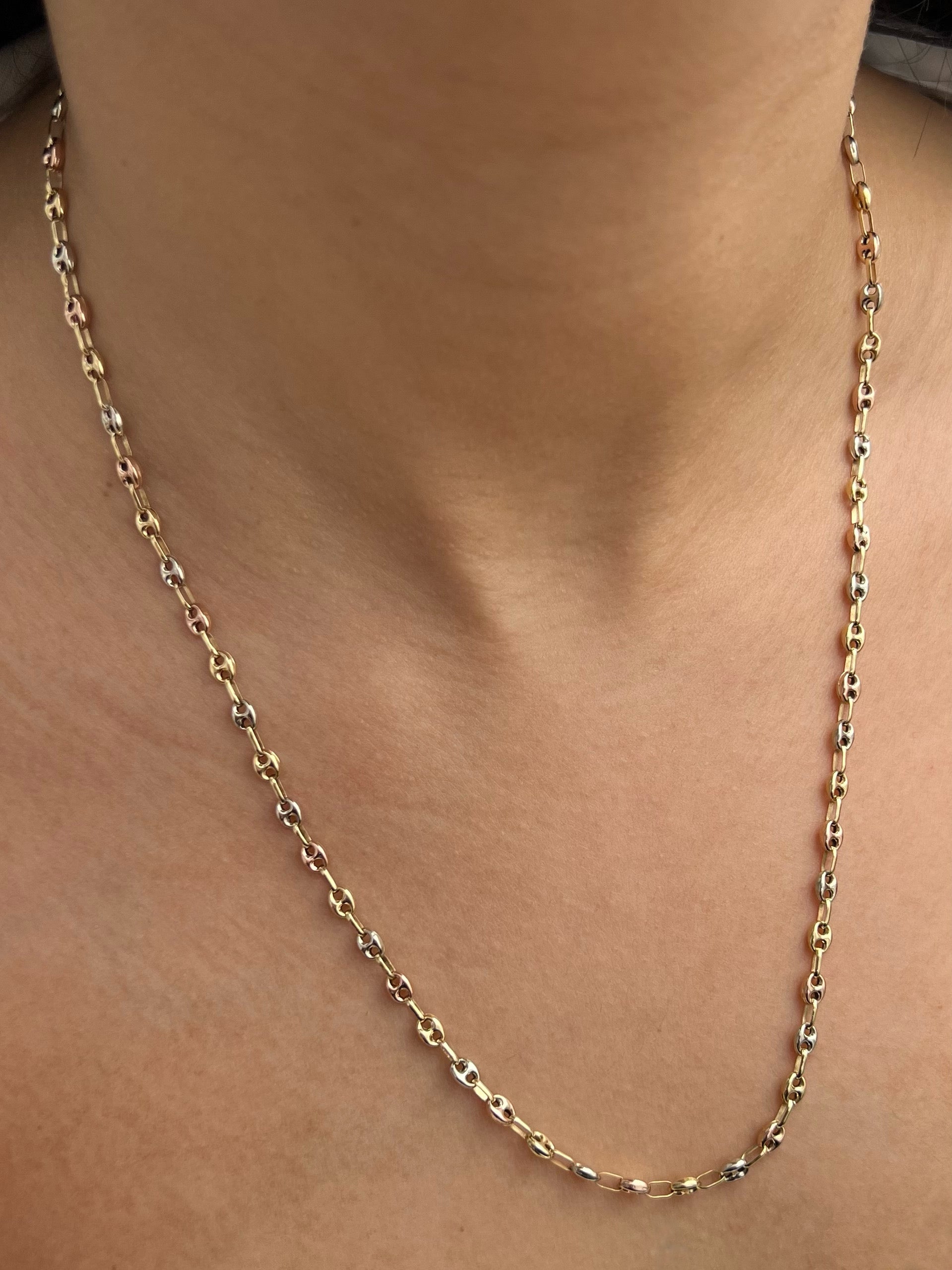 Cadena gc 6.3gr / Largo 50cm / Tres Oros Nac B