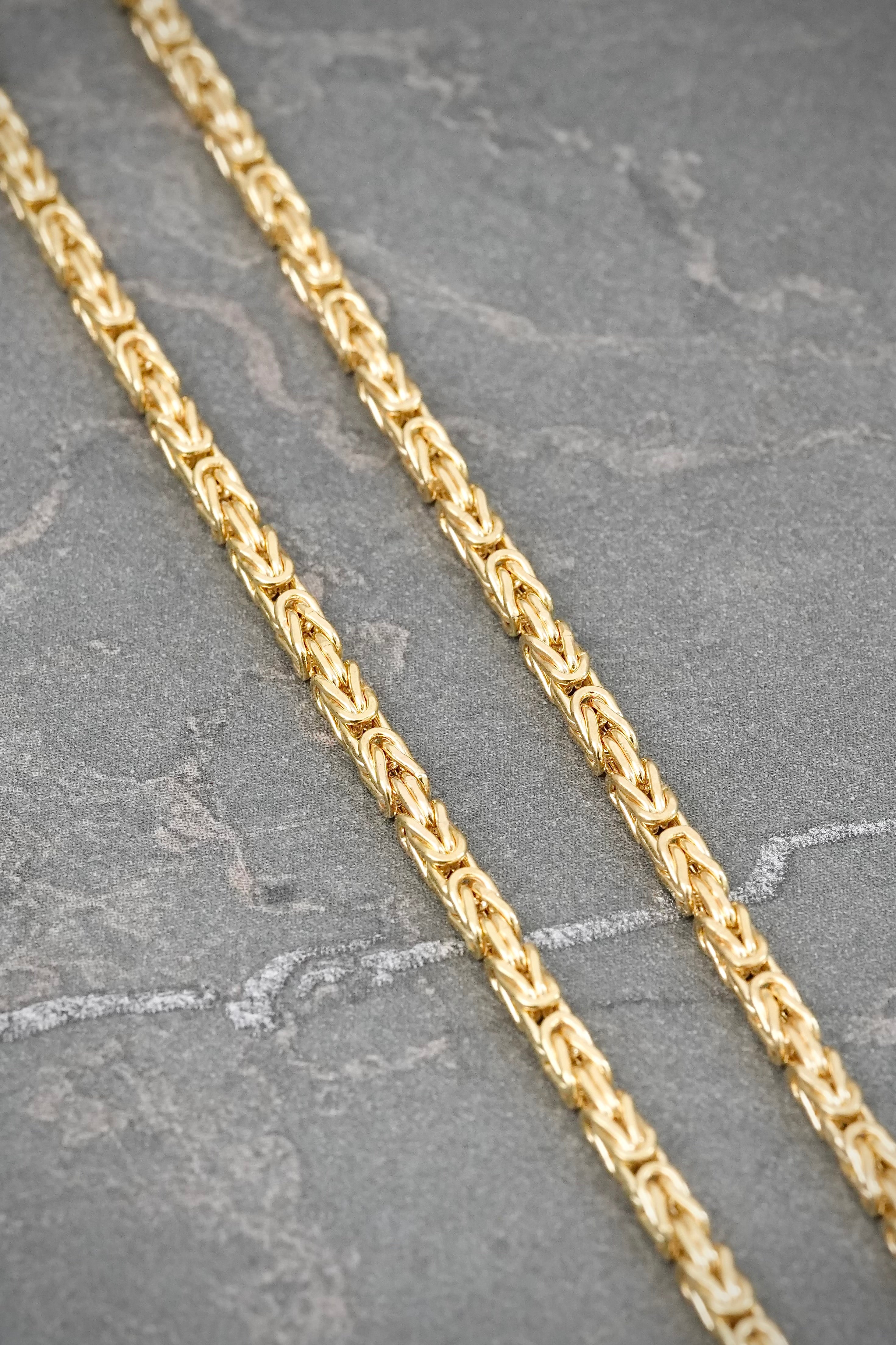 Cadena Punto Peruano 18.4gr / 60cm / 2.7mm — Oro Amarillo