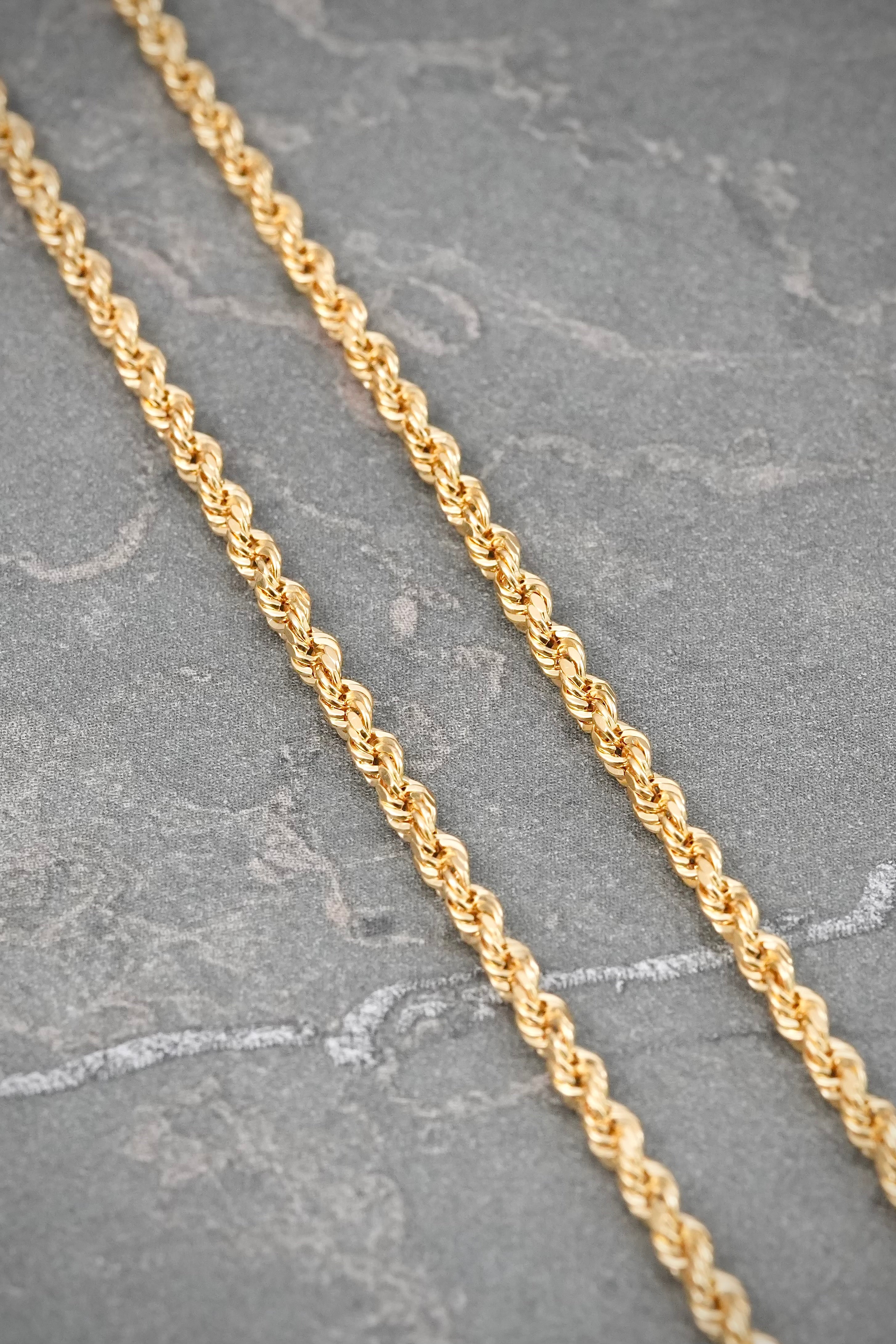 Cadena Lazo 3.6gr / 60cm / 2.2mm — Oro Amarillo
