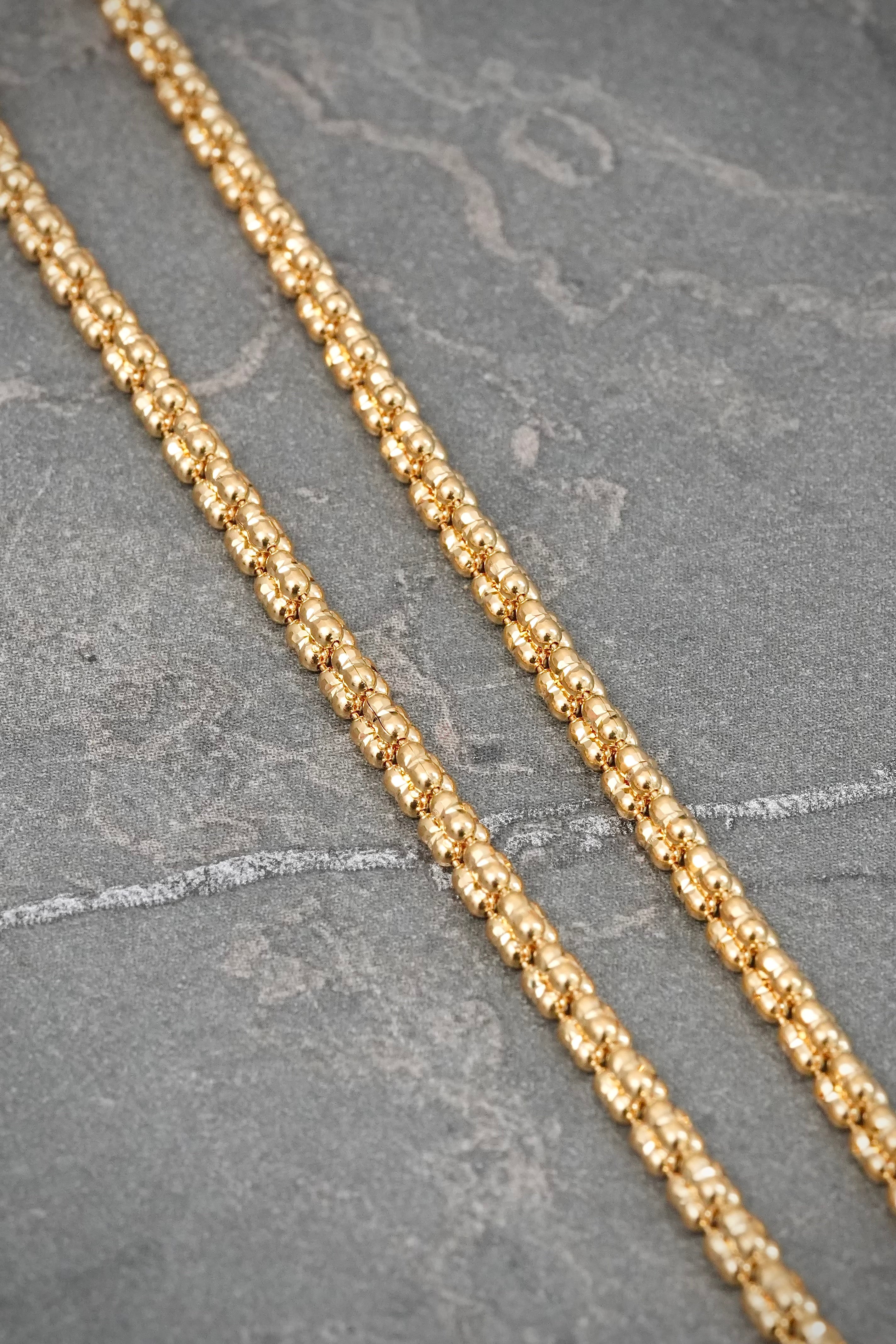 Cadena cunutillo 12.05gr / 50cm / 2.5mm — Oro Amarillo