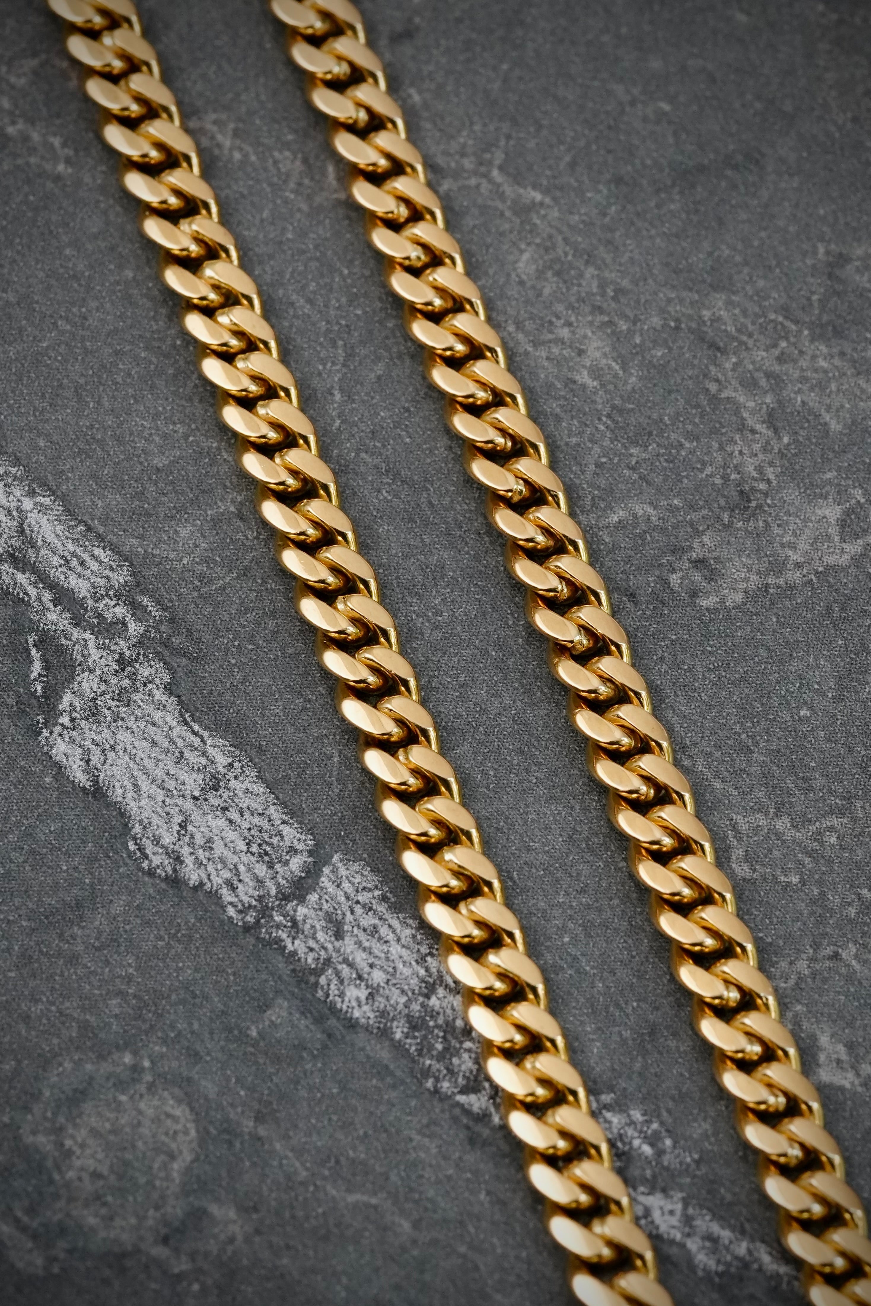 Cadena cubana 27.15gr / Largo 50cm / Oro Amarillo Nac M