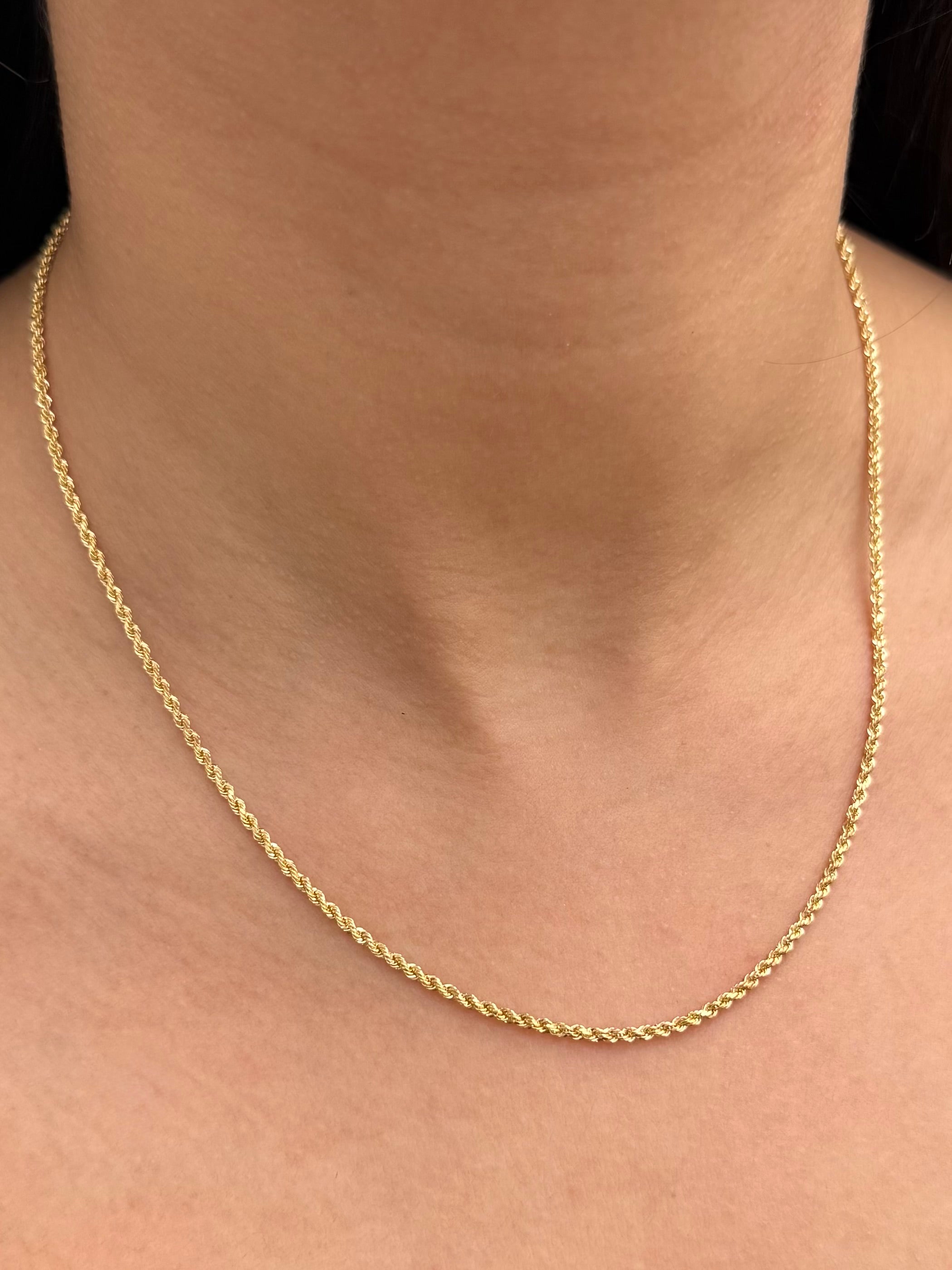 Cadena Lazo 2.3gr / 45cm / 1.9mm — Oro Amarillo