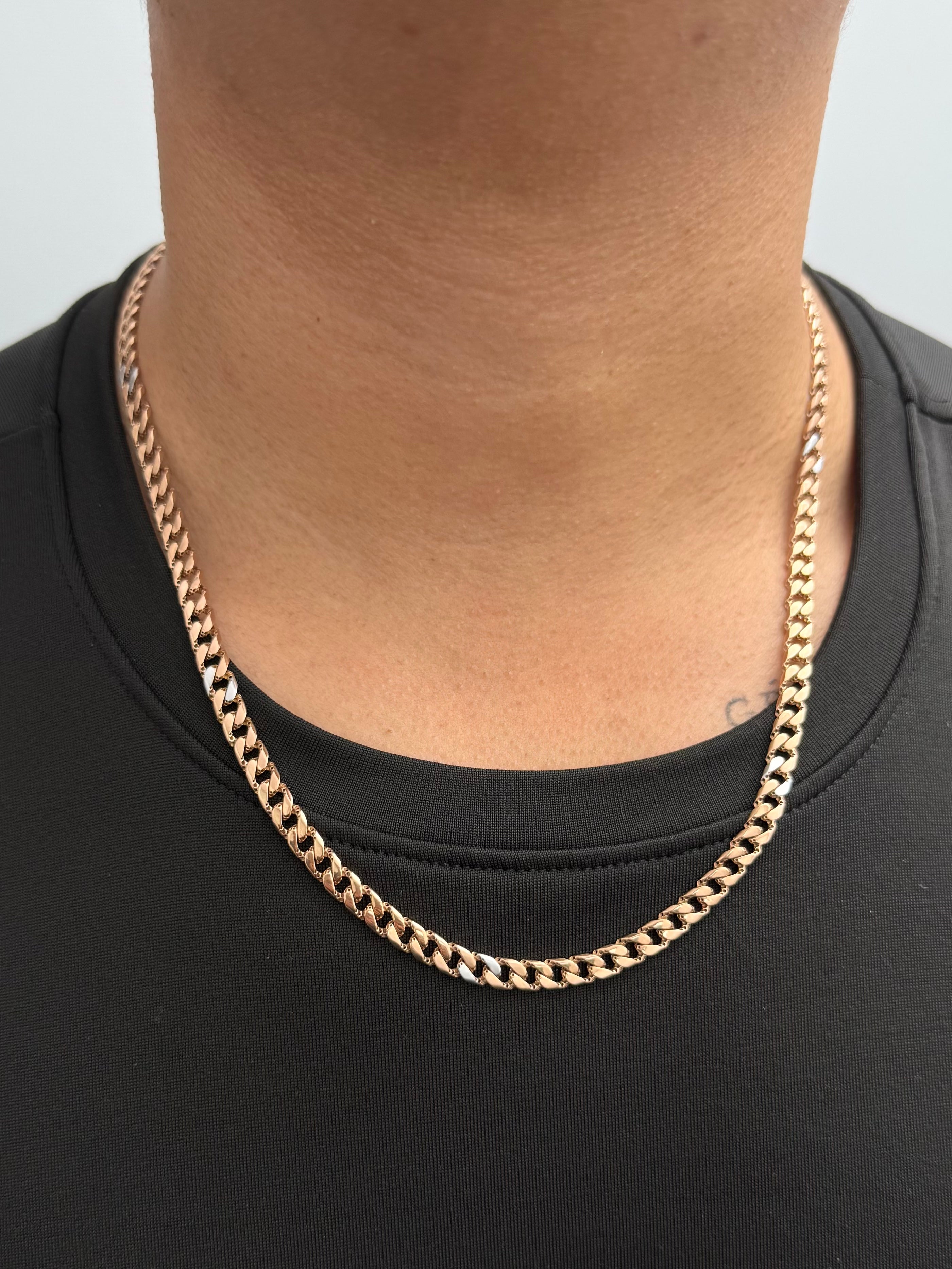 Cadena Cubana 16.15gr / 50cm / 5.4mm — Dos Oros