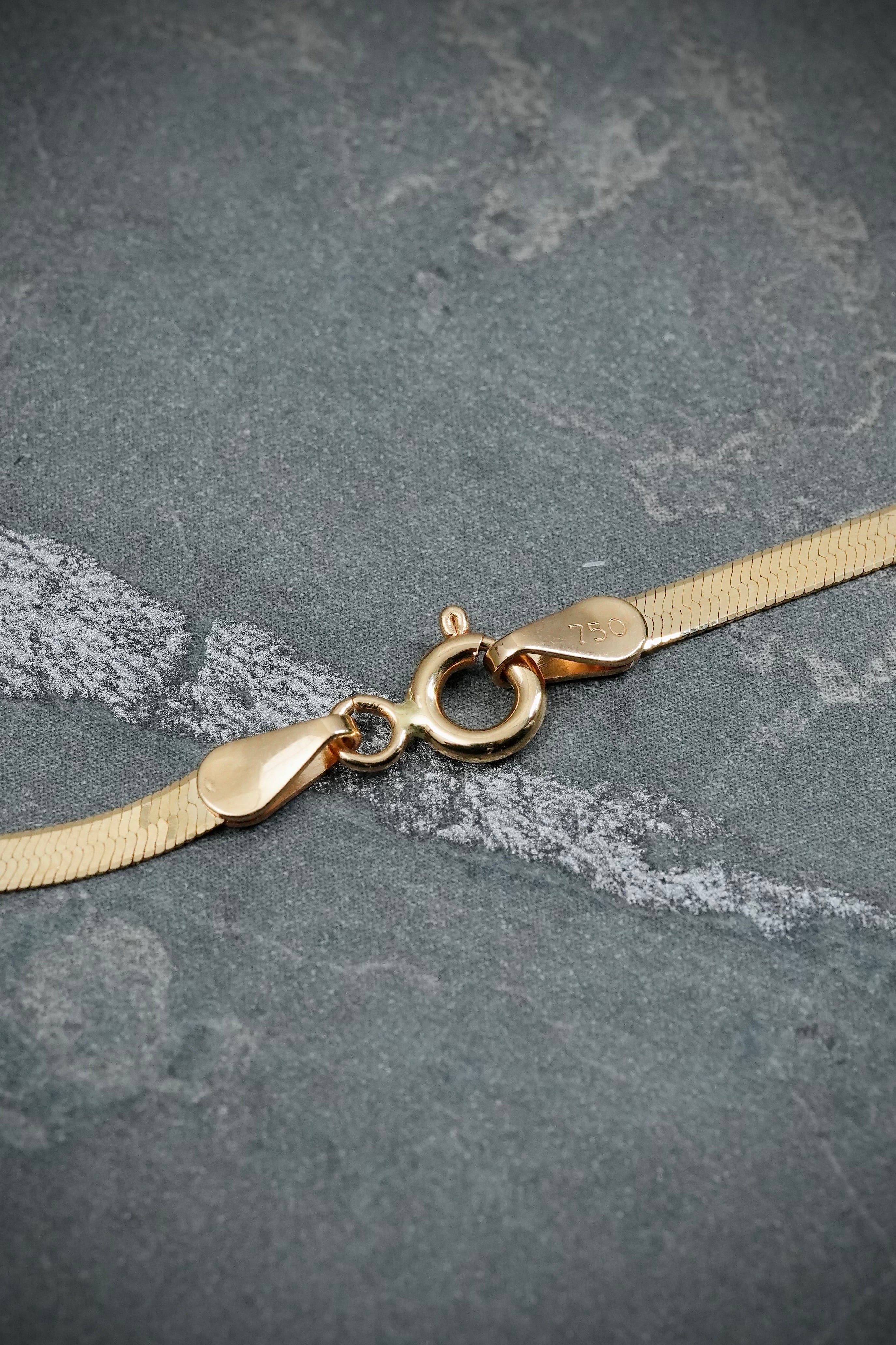 Cadena espejo 4.3gr / Largo 45cm / Oro Amarillo italy +3 M