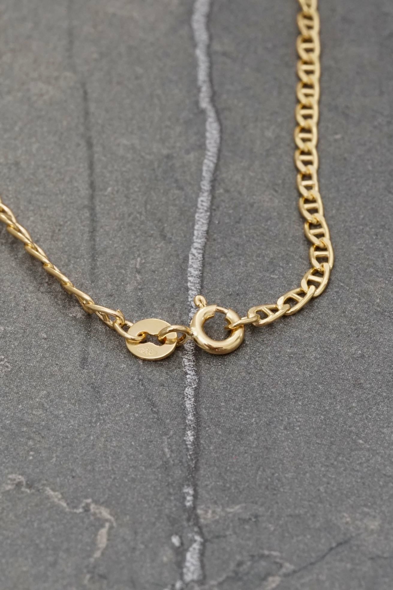 Cadena escalera 4.35gr / Largo 60cm / Oro Amarillo italy +3 M