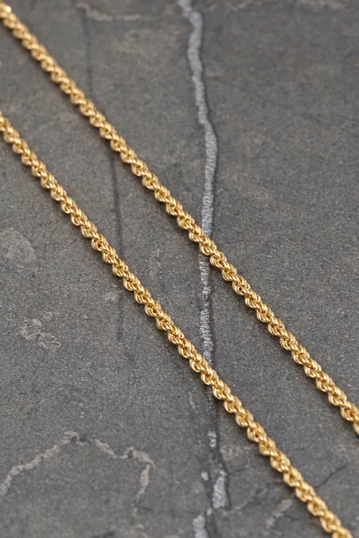 Cadena lazo 2.3gr / Largo 60cm / Oro Amarillo italy +2 M