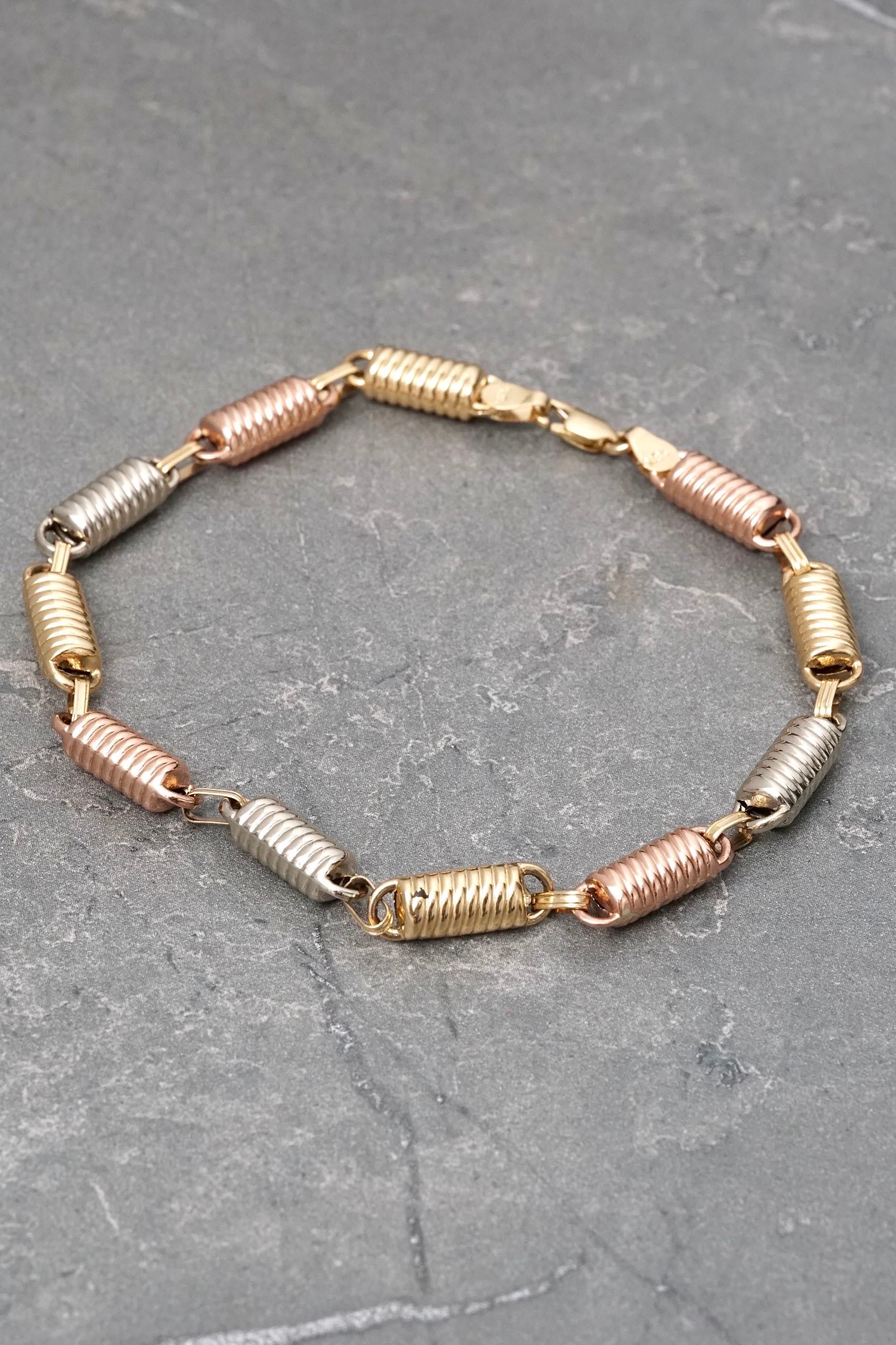 Pulso rustico 6.5gr / Largo 20.5cm / Tres Oros Nac M