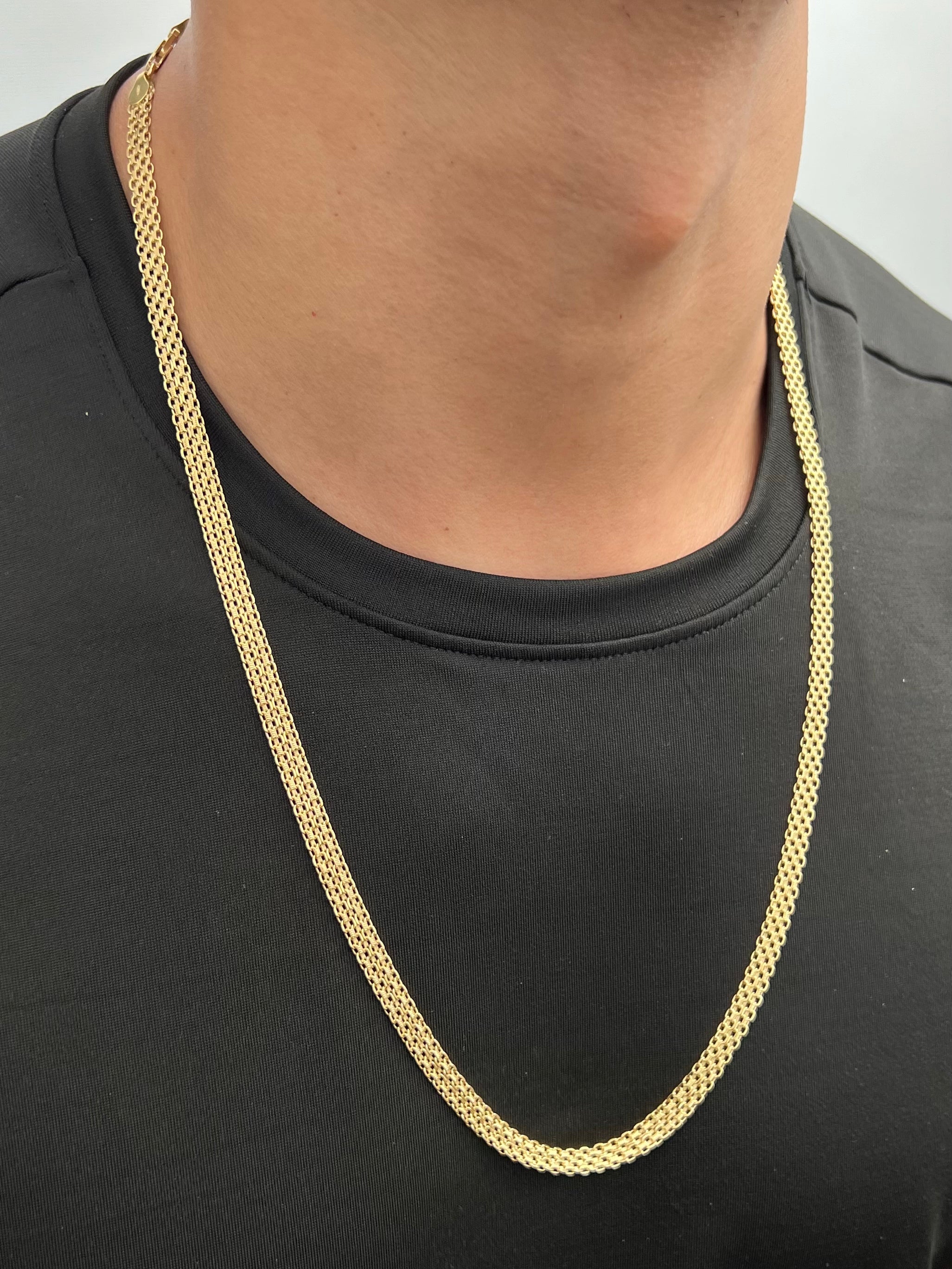 Cadena china 27.7gr / Largo 70cm / Oro Amarillo italy cte M