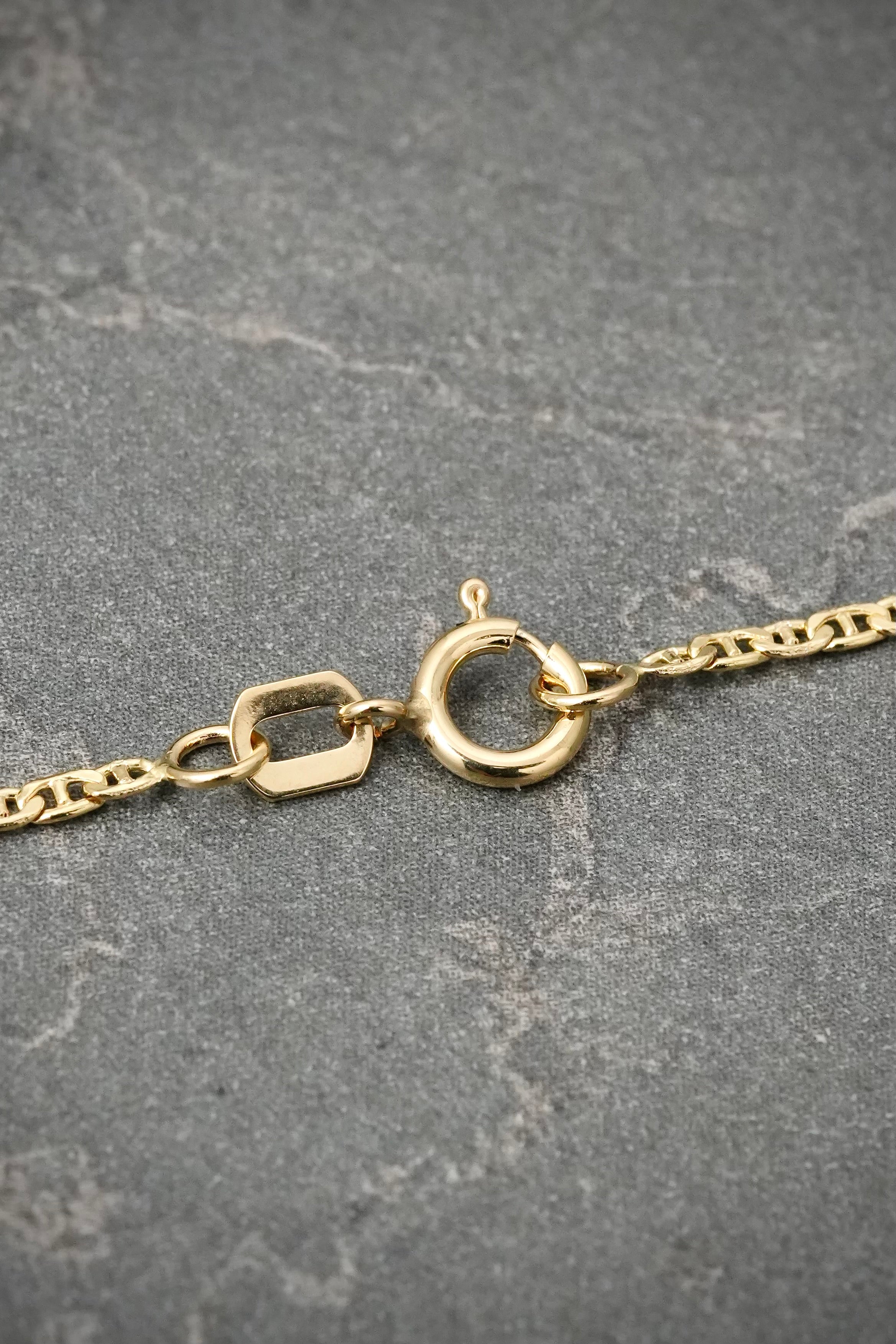 Cadena Escalera 1.25gr / 45cm / 1.5mm — Oro Amarillo