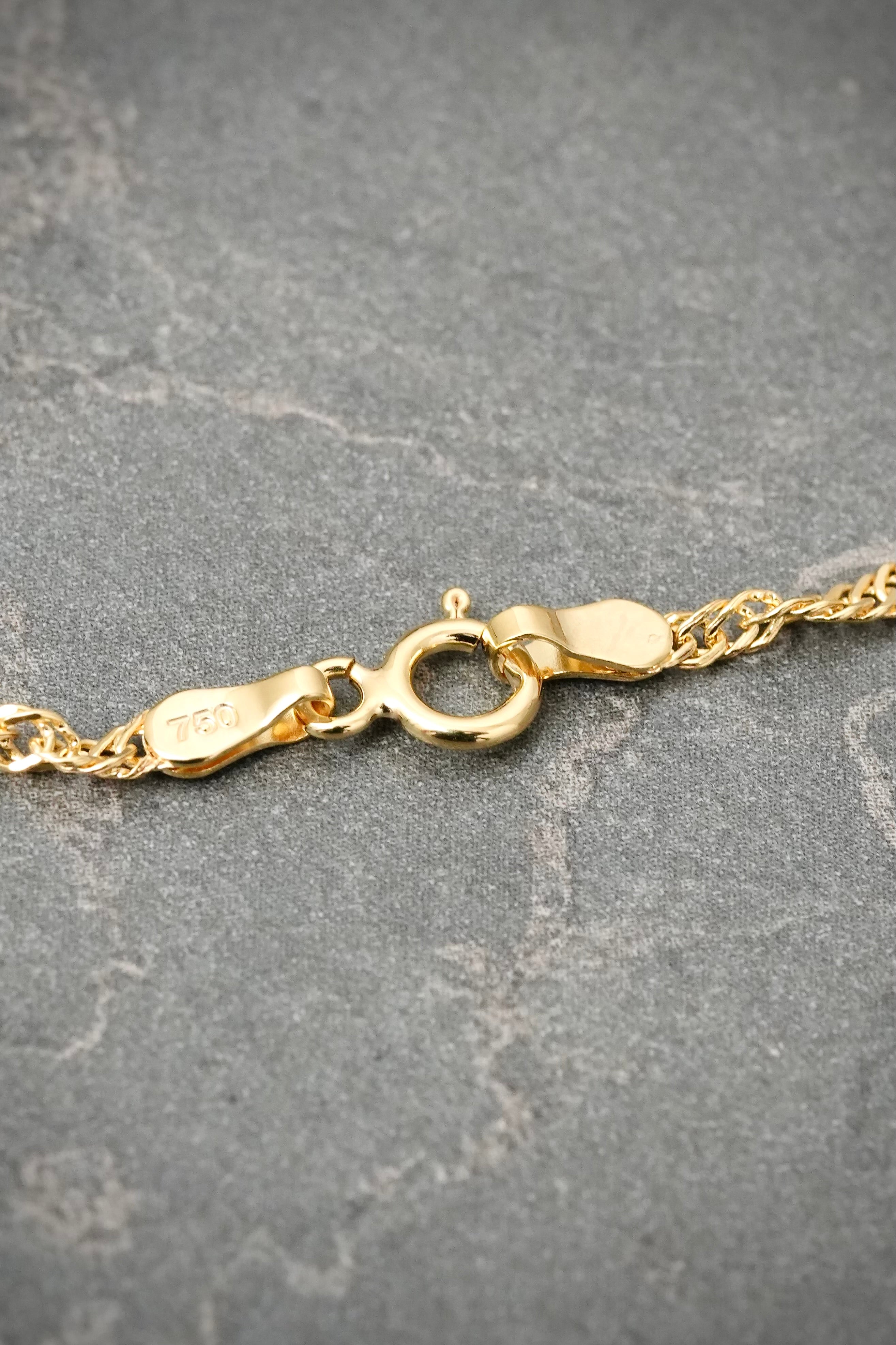 Cadena Singapur 2.3gr / 55cm / 2.1mm — Oro Amarillo