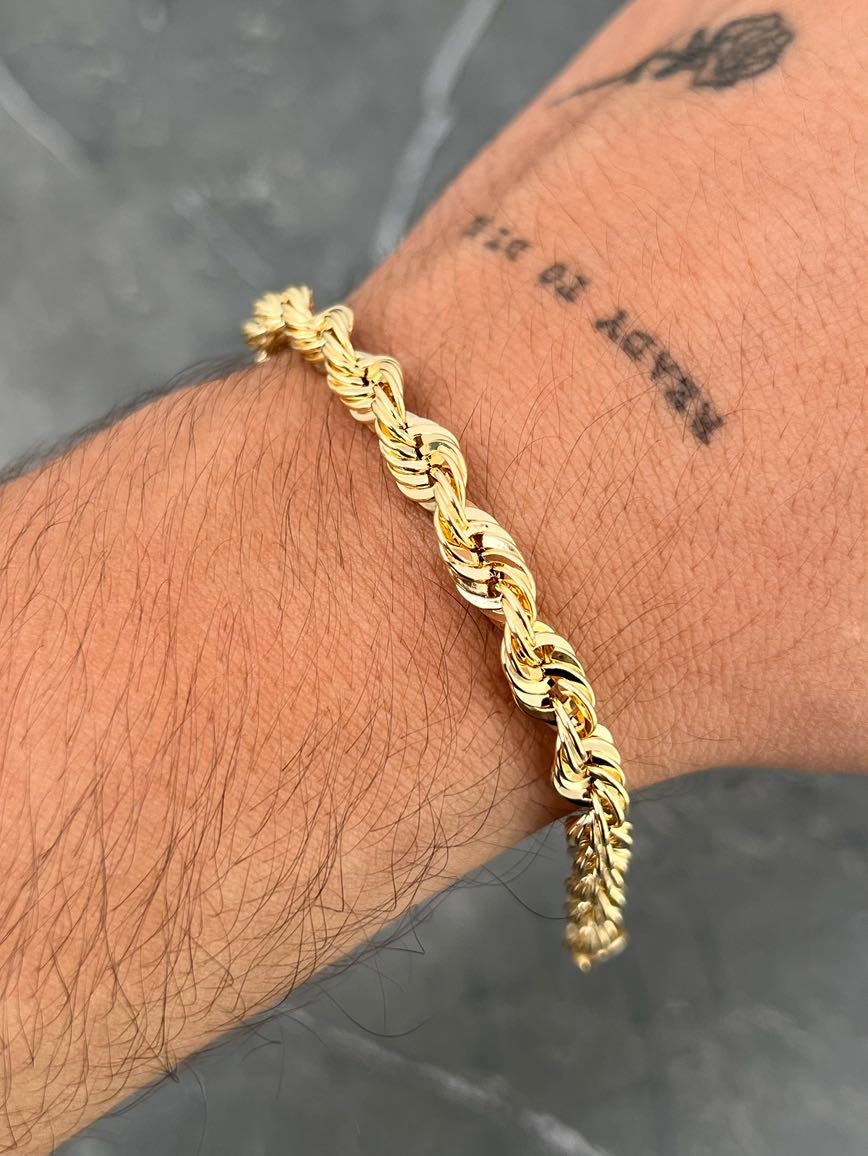 Pulso lazo 8.55gr / Largo 20cm / Oro Amarillo italy +2 B