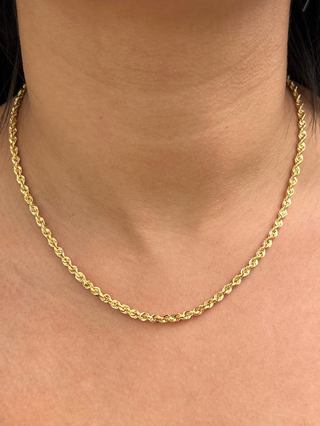 Cadena lazo 5.35gr / Largo 45cm — Oro Amarillo