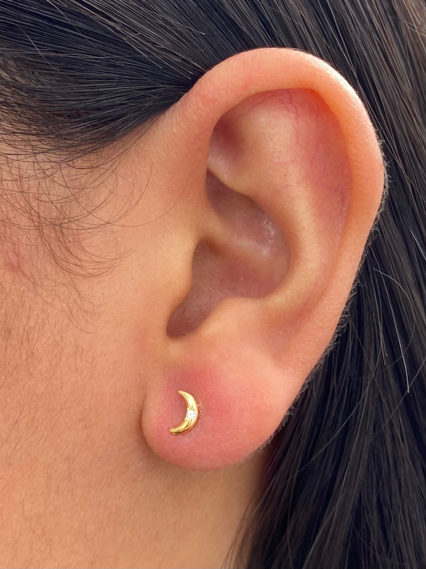 Unidad de Topo Luna 0.25gr / 0.6cm / 3.9mm — Oro Amarillo