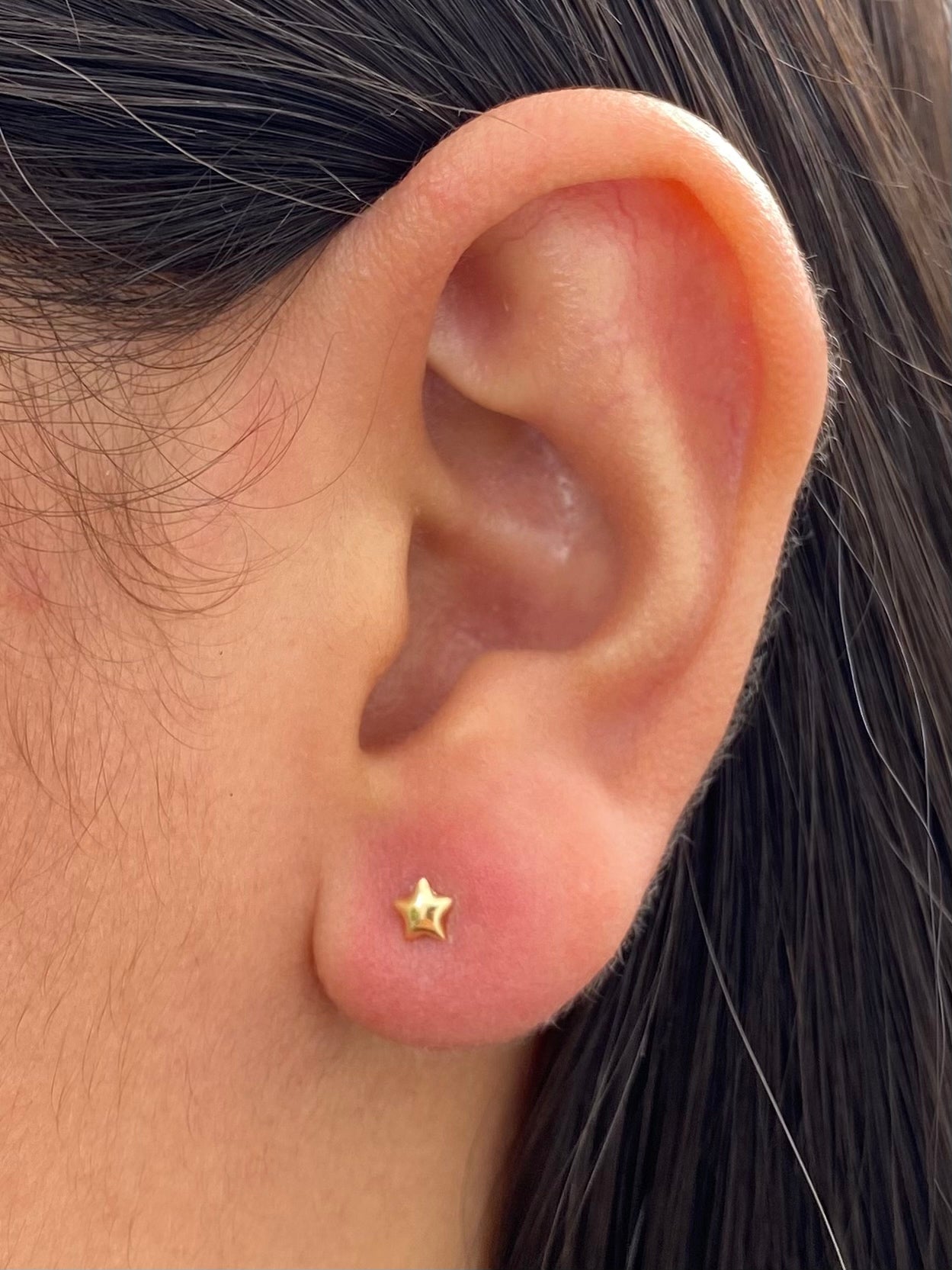 Topos estrella 0.4gr / Largo 0.4cm — Oro Amarillo
