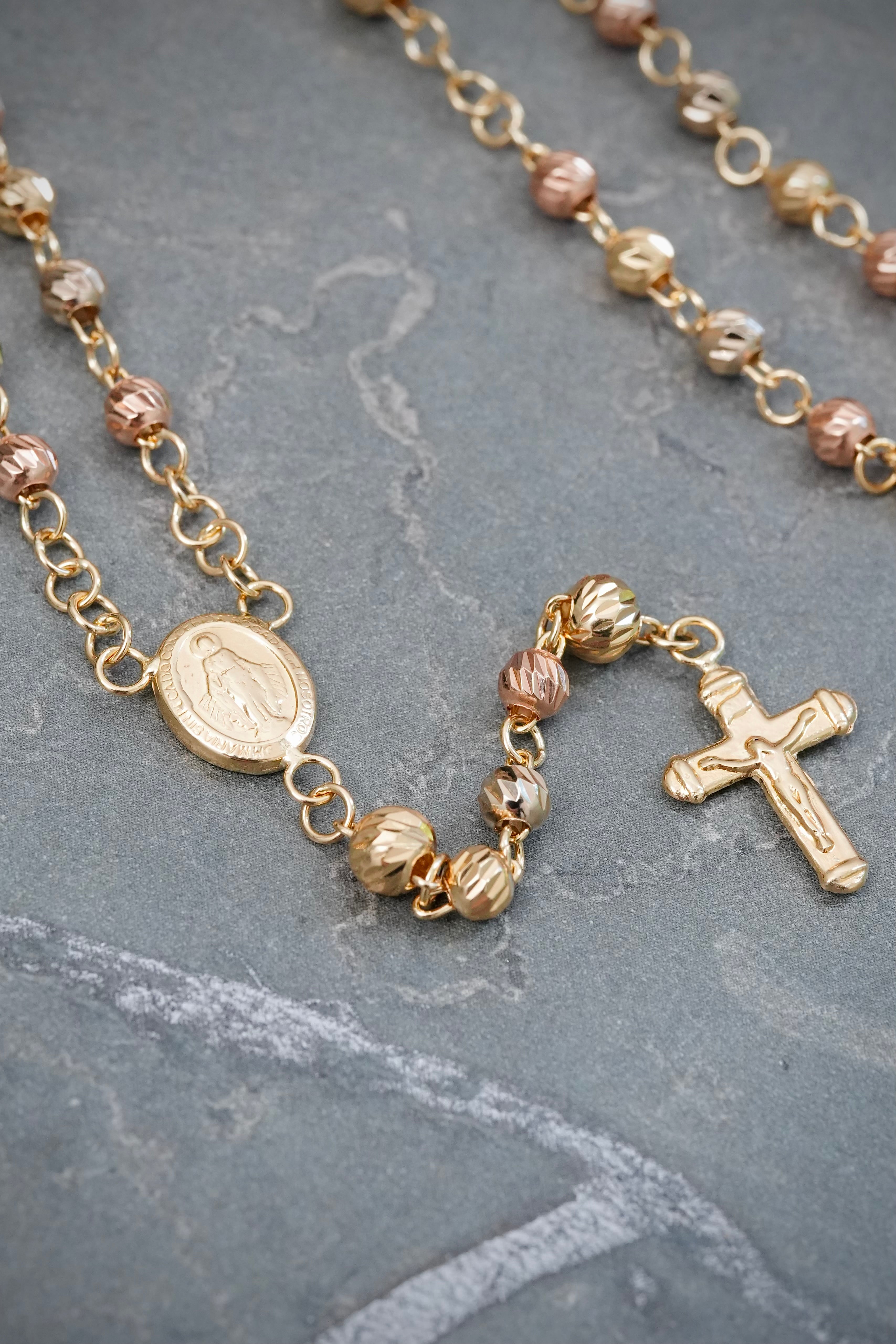 Rosario Virgen de la Milagrosa 10.45gr / 50cm — Tres Oros