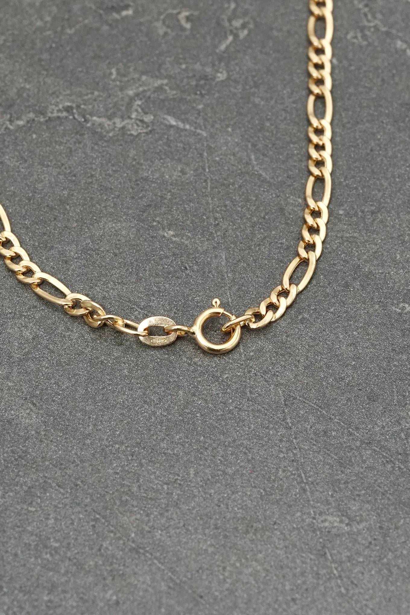 Cadena figaro 2.15gr / Largo 45cm / Oro Amarillo italy +1 B