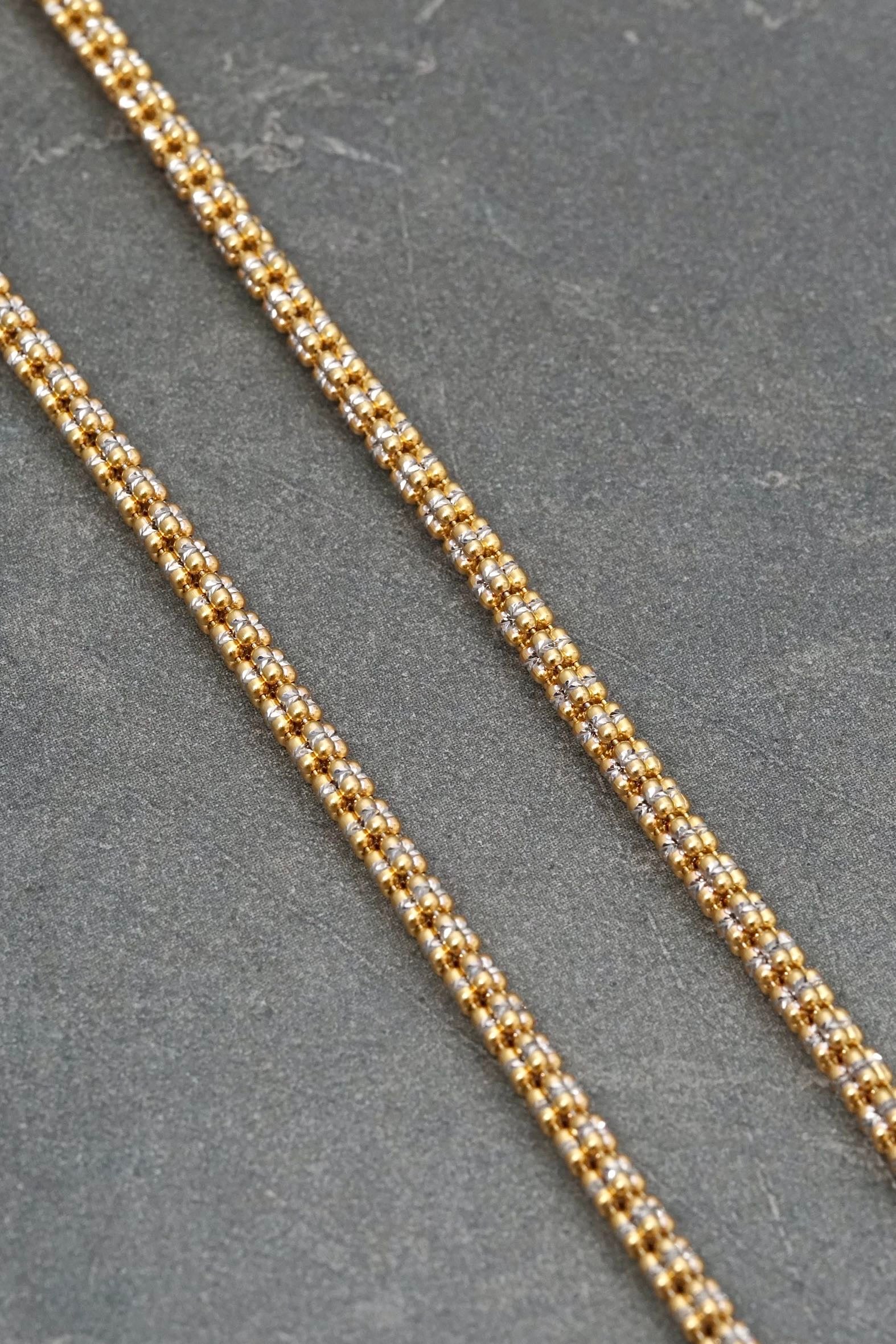 Cadena canutillo 21.1gr / Largo 65cm / Dos Oros italy +4 B