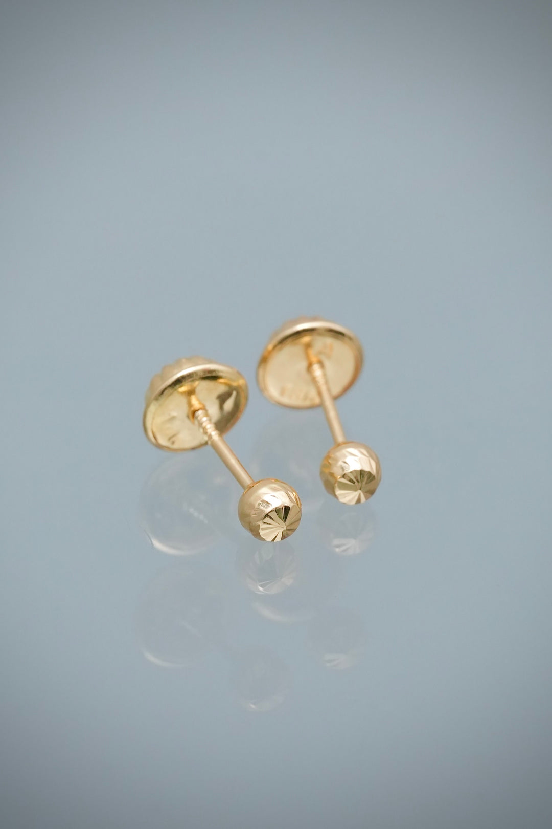 Topos Bola Diamantada 3mm 0.4gr — Oro Amarillo