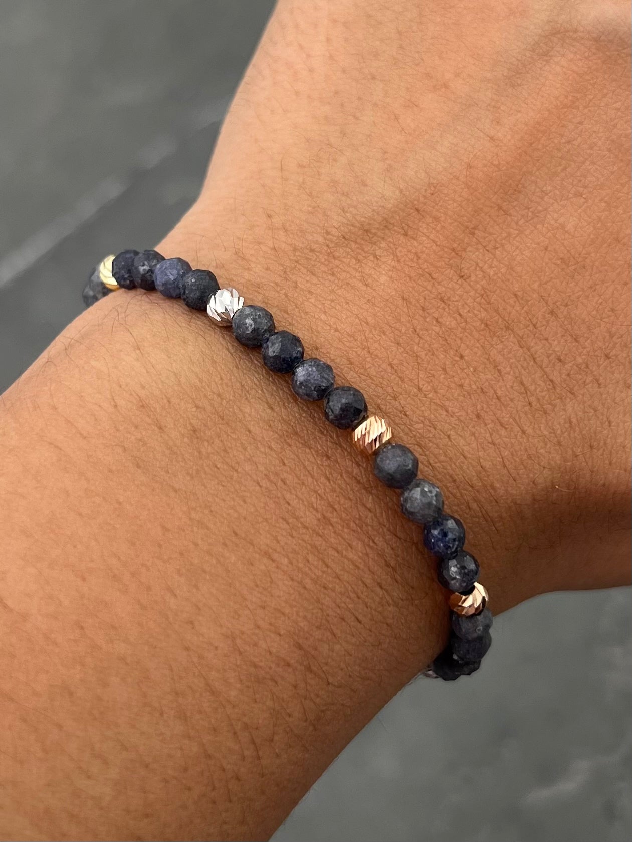 Pulsera energetica / 16.5cm / Tres Oros (Joya) M