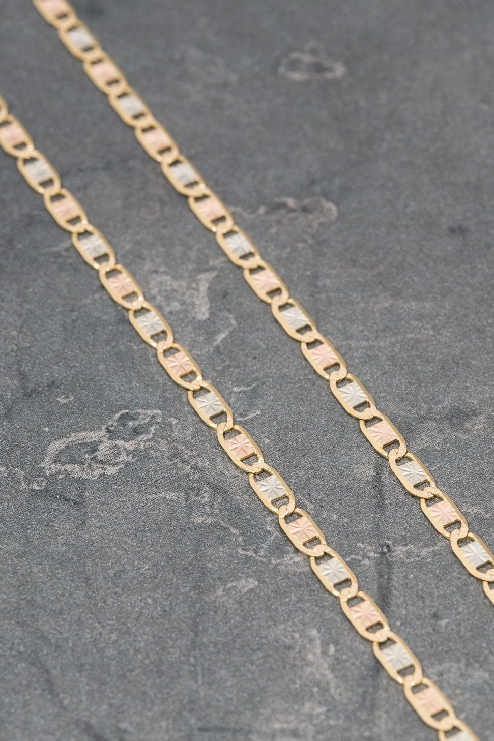 Cadena plana diamantada 5.75gr / Largo 60cm — Tres Oros