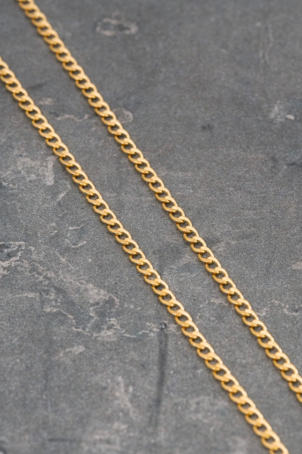 Cadena mini cubana 2.2gr / Largo 60cm / Oro Amarillo italy +1 B