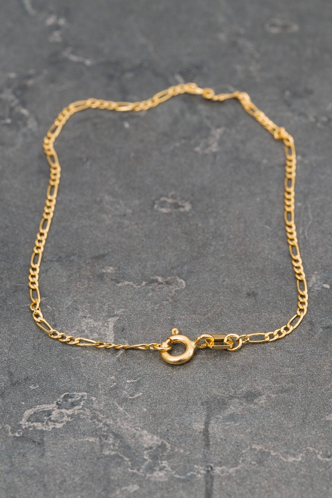 Pulso figaro 0.6gr / Largo 18.5cm / Oro Amarillo italy +1 M