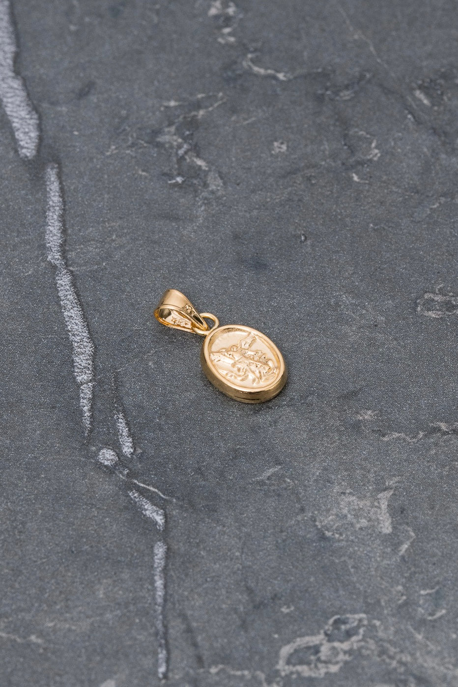 Dije arcangel san miguel 0.45gr / Largo 1.5cm / Oro Amarillo Nac P