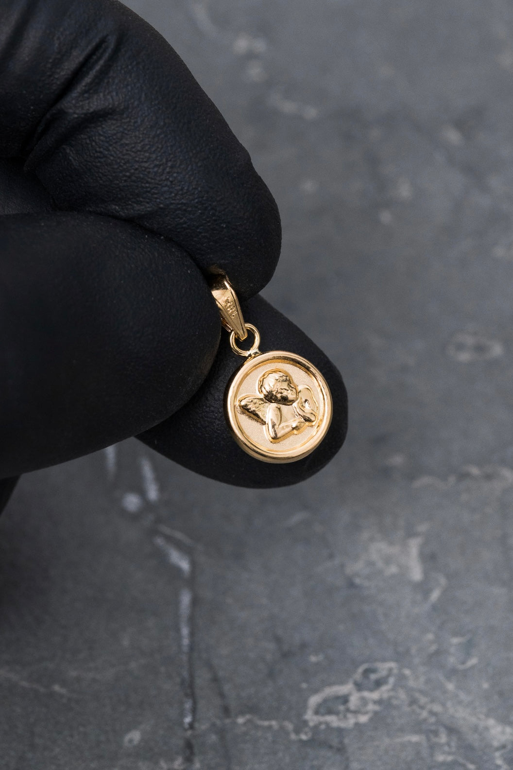 Dije Angel de la guarda 0.55gr / Largo 1.5cm — Oro Amarillo