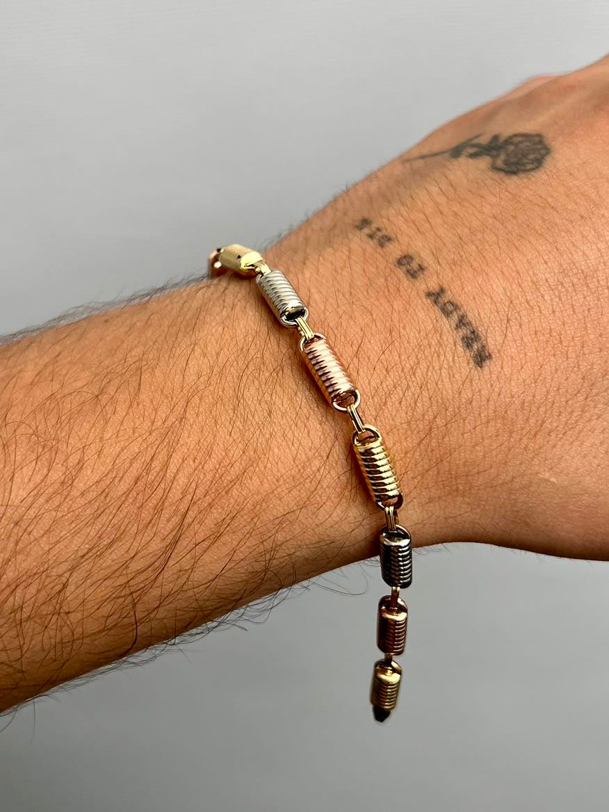 Pulso rustico 6.5gr / Largo 20.5cm / Tres Oros Nac M