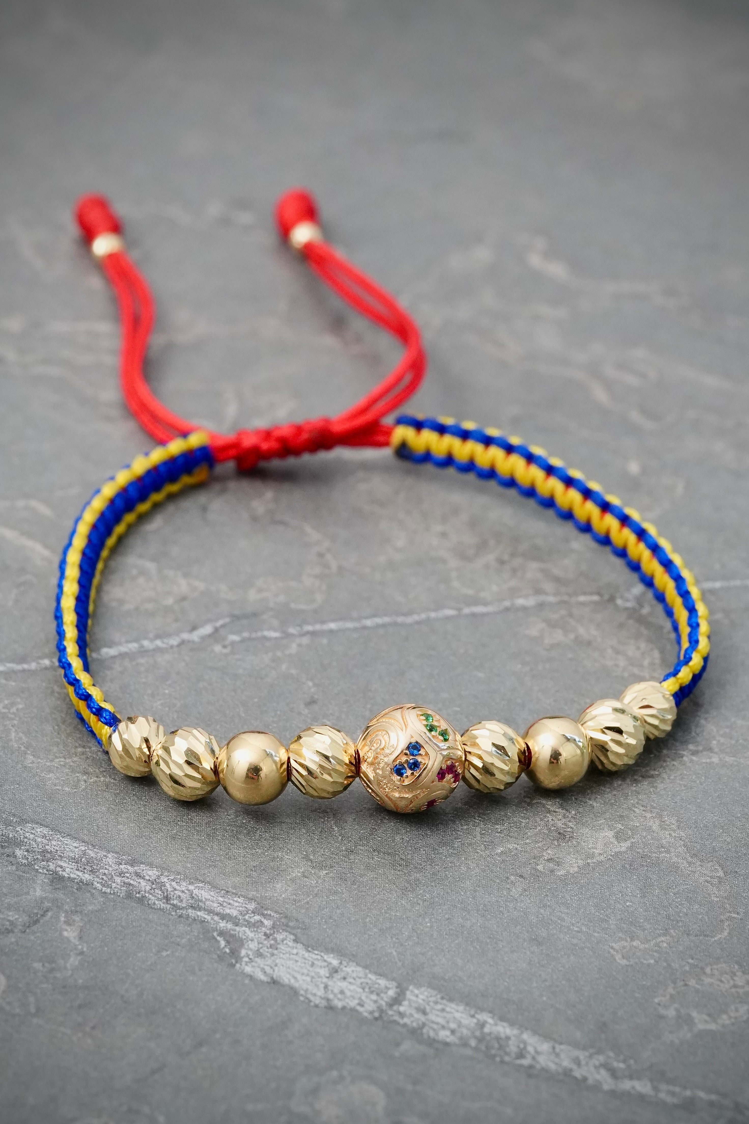 Pulsera Tricolor 0.7gr — Oro Amarillo