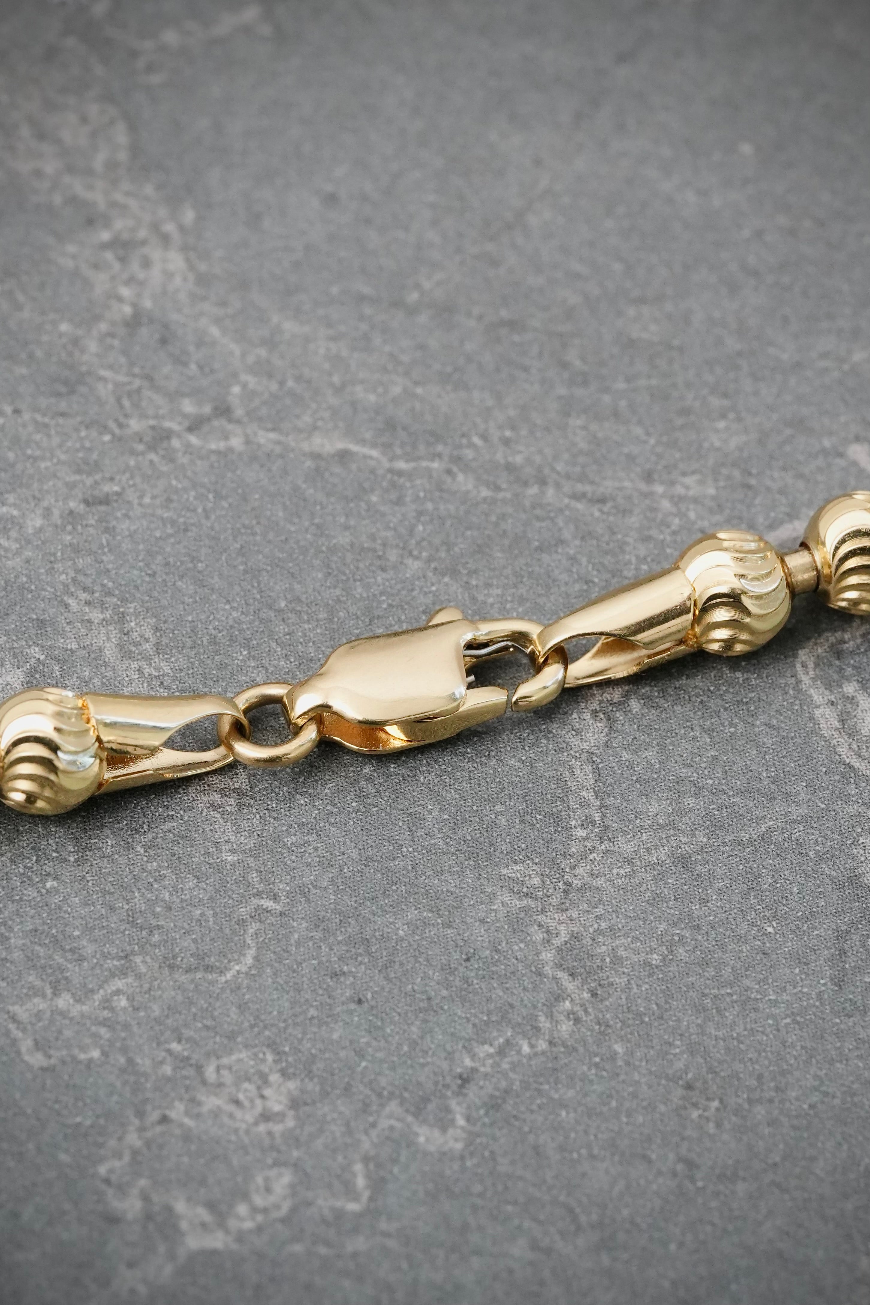 Cadena Militar Diamantada 29gr / 60cm / 5mm — Oro Amarillo