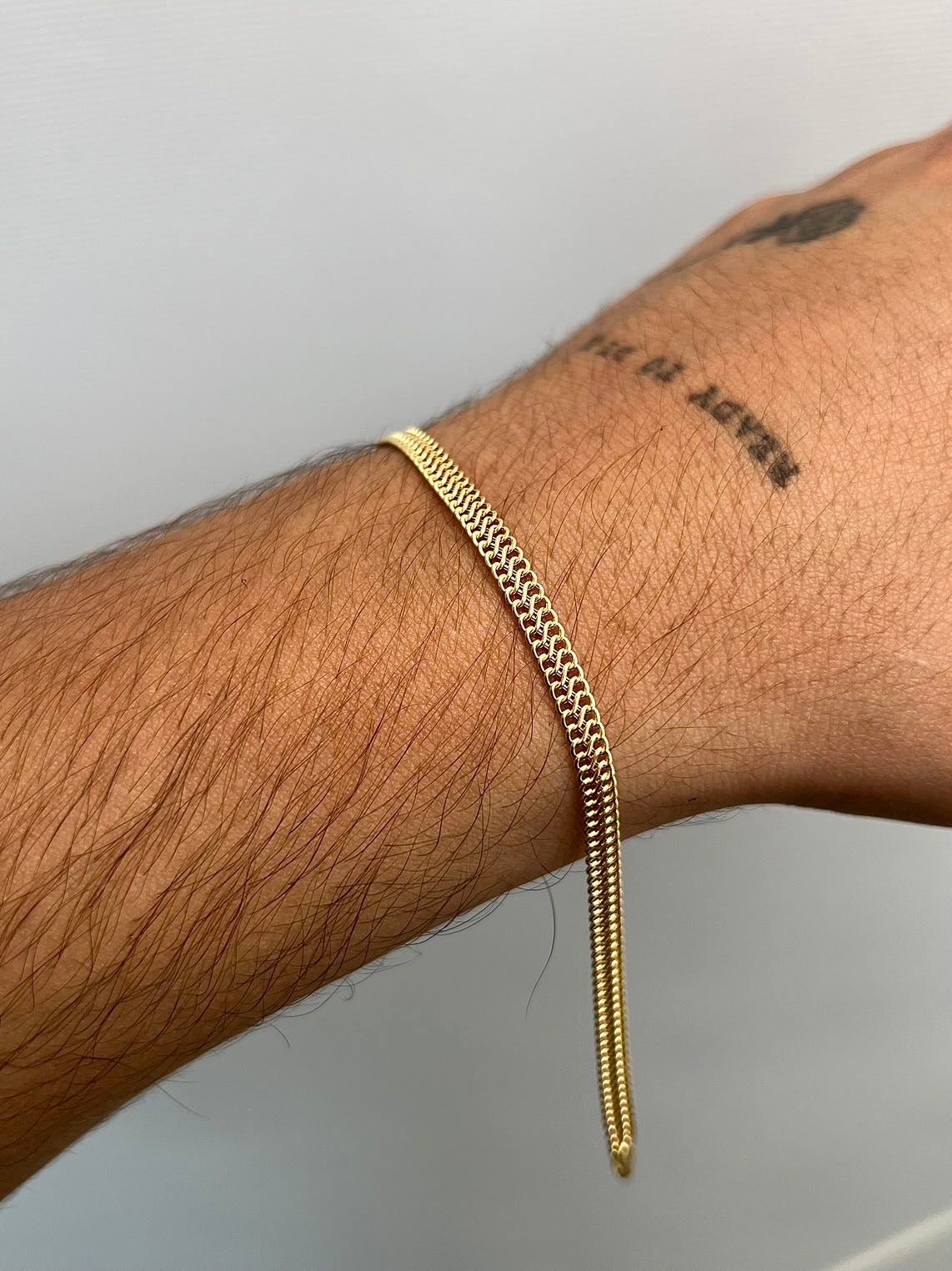 Pulso medusa 1.95gr / Largo 19.5cm / Oro Amarillo italy +3 M