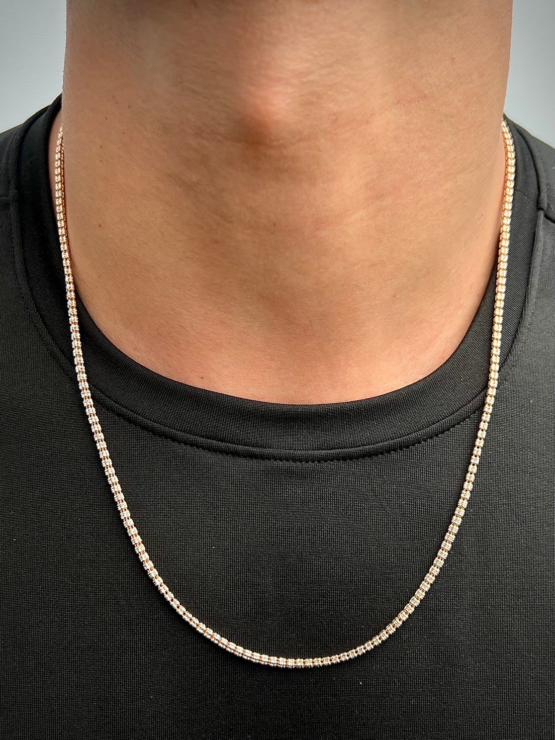 Cadena canutillo 15.05gr / Largo 60cm / Dos Oros italy +4 B