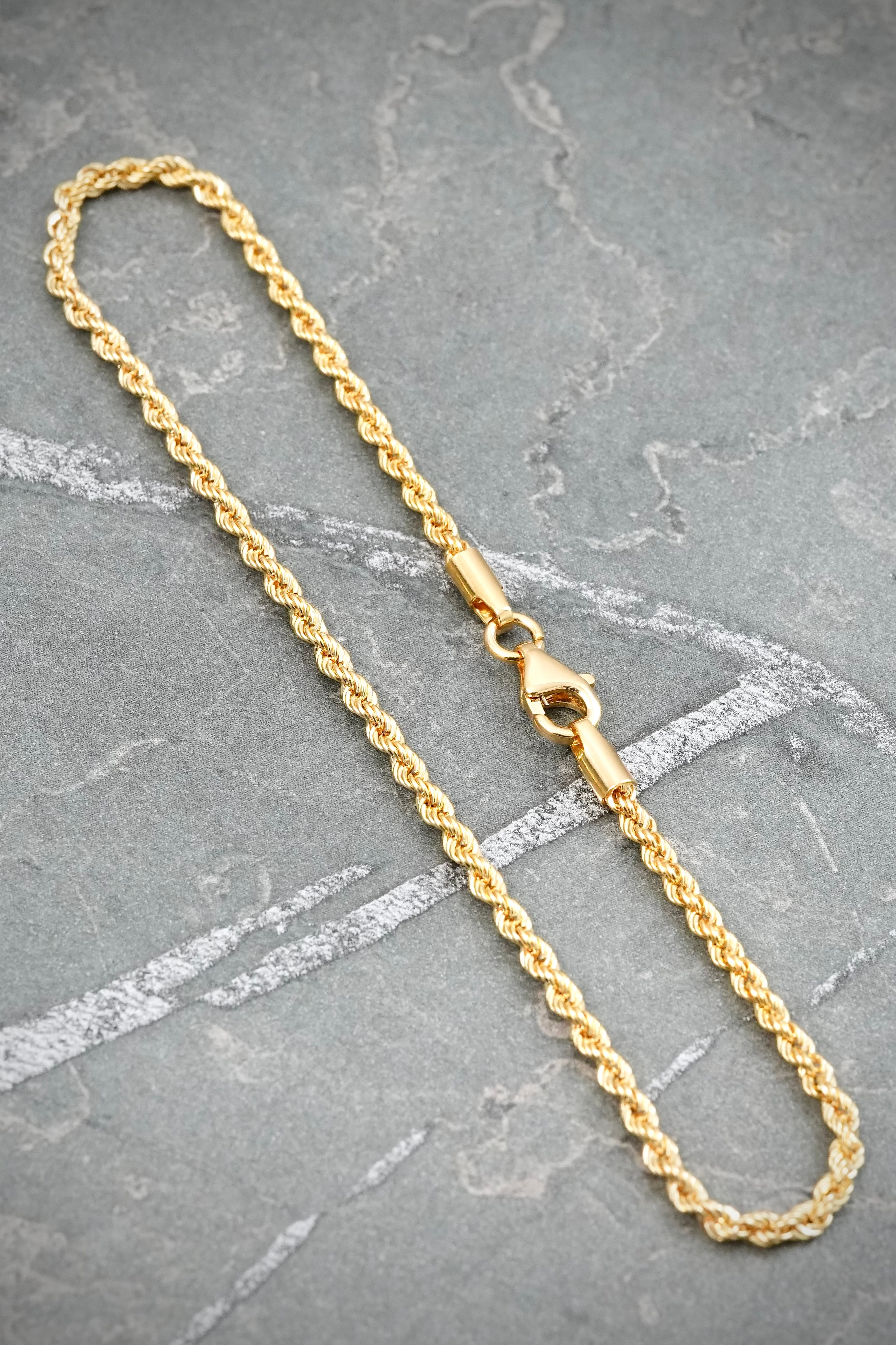 Pulso Lazo 1.7gr / 20cm / 2.1mm — Oro Amarillo