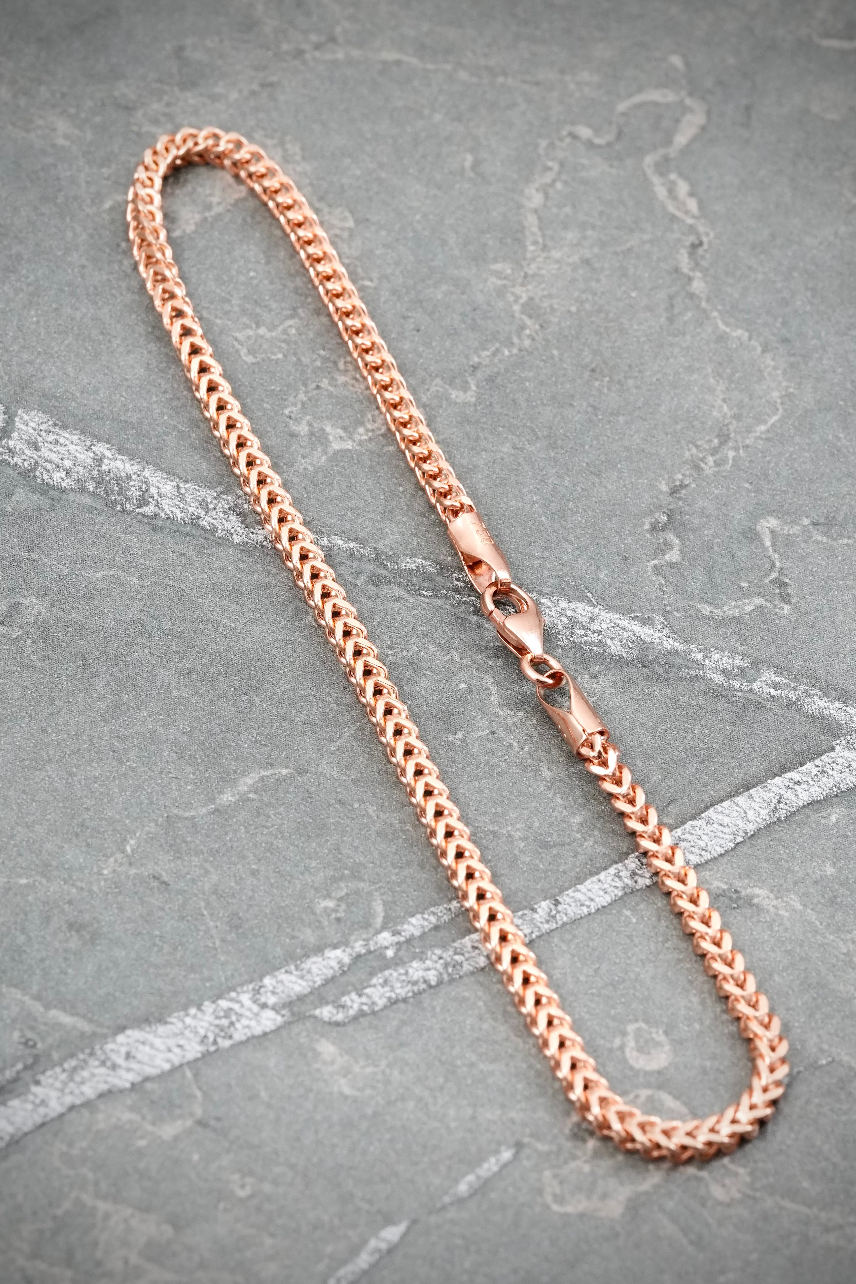 Pulso Franco 3.1gr / 20cm / 2.3mm — Oro Rosado