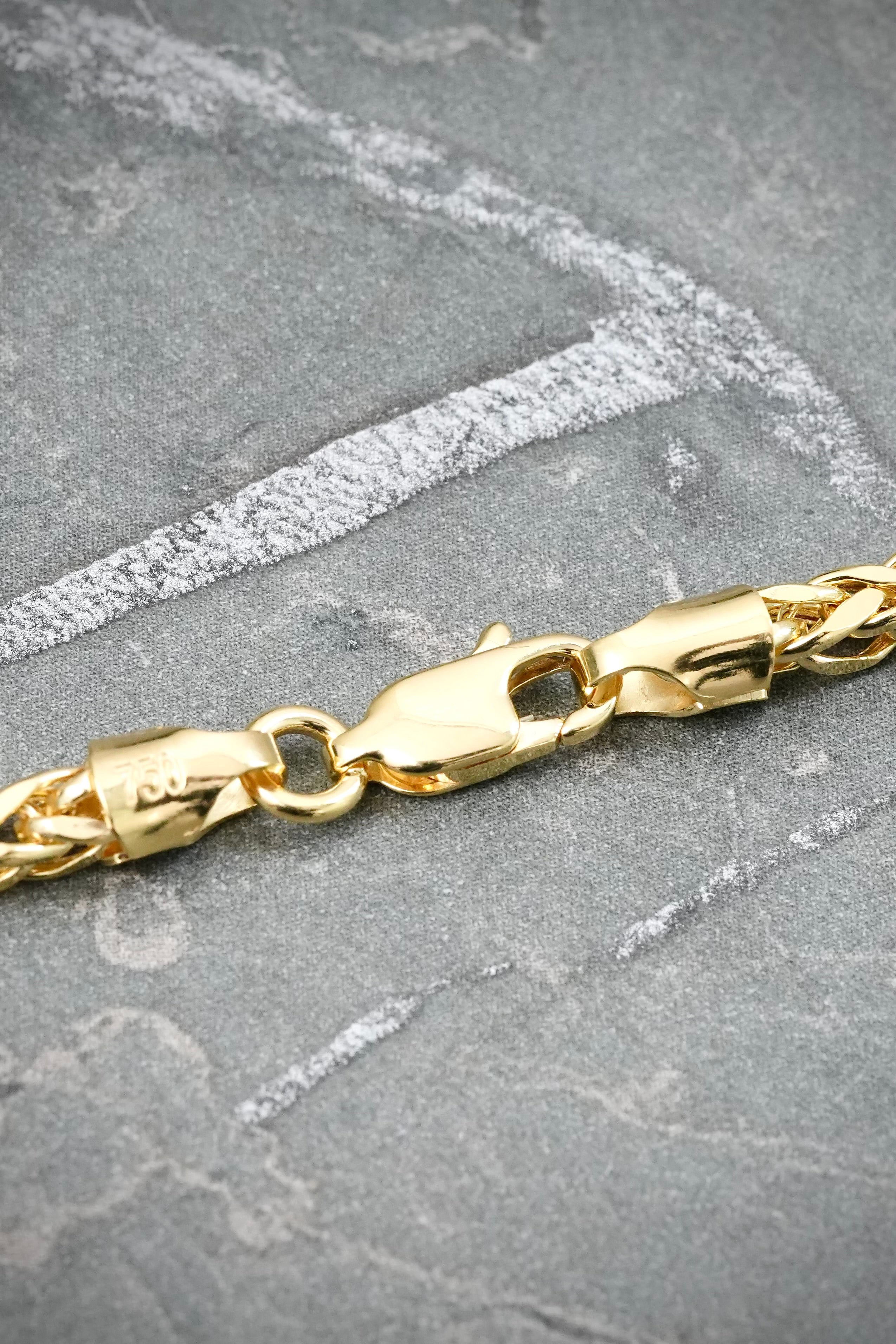 Cadena Franco 10.75gr / 65cm / 2.4mm — Oro Amarillo