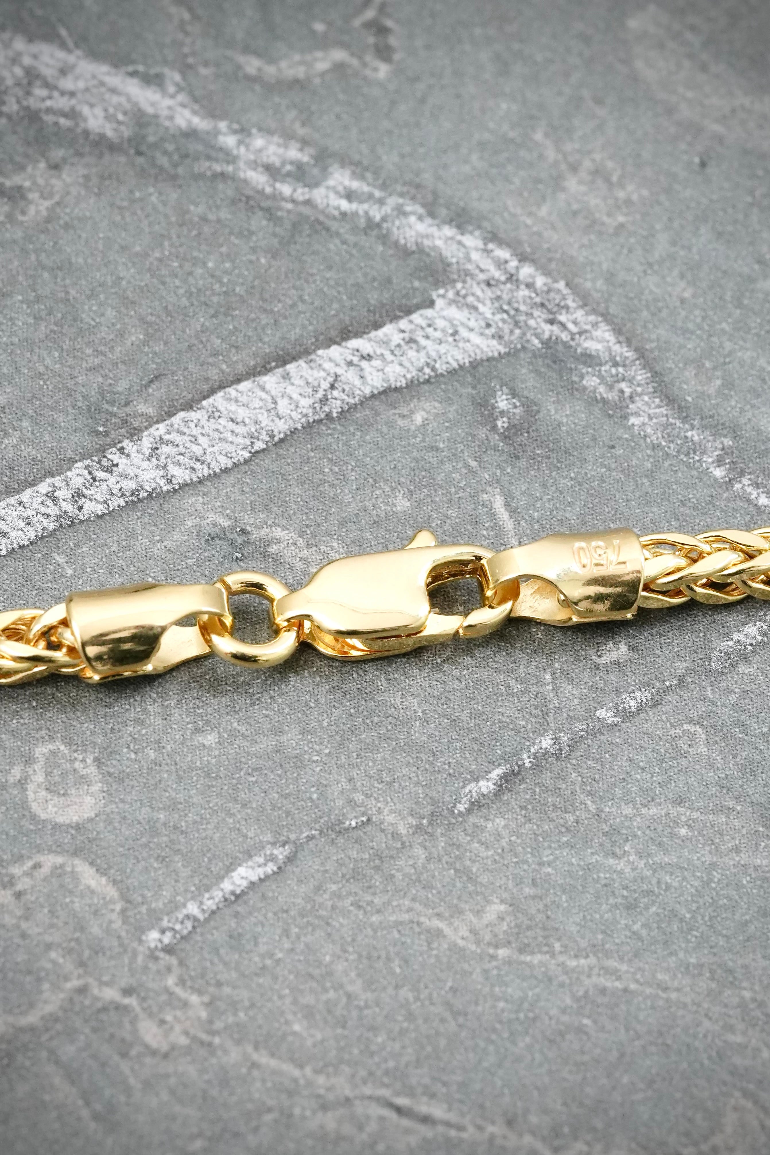 Cadena Franco 10.75gr / 65cm / 2.4mm — Oro Amarillo