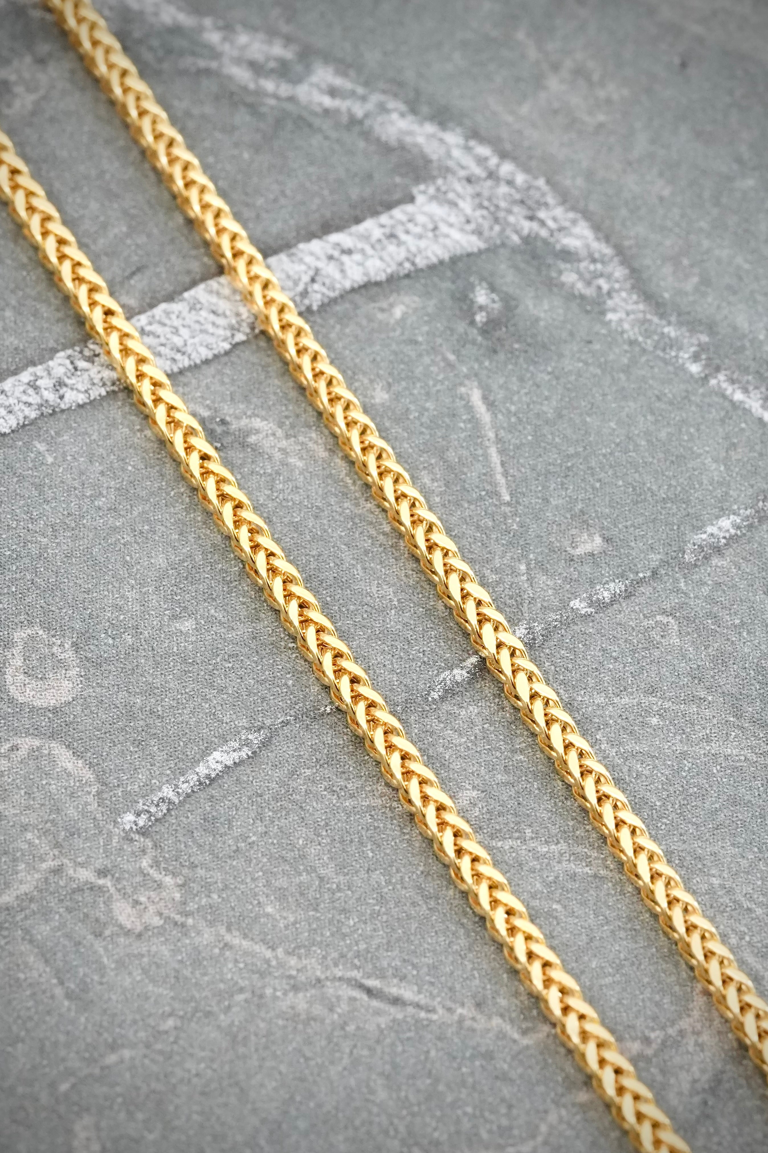 Cadena Franco 2.2gr / 45cm / 1.5mm — Oro Amarillo