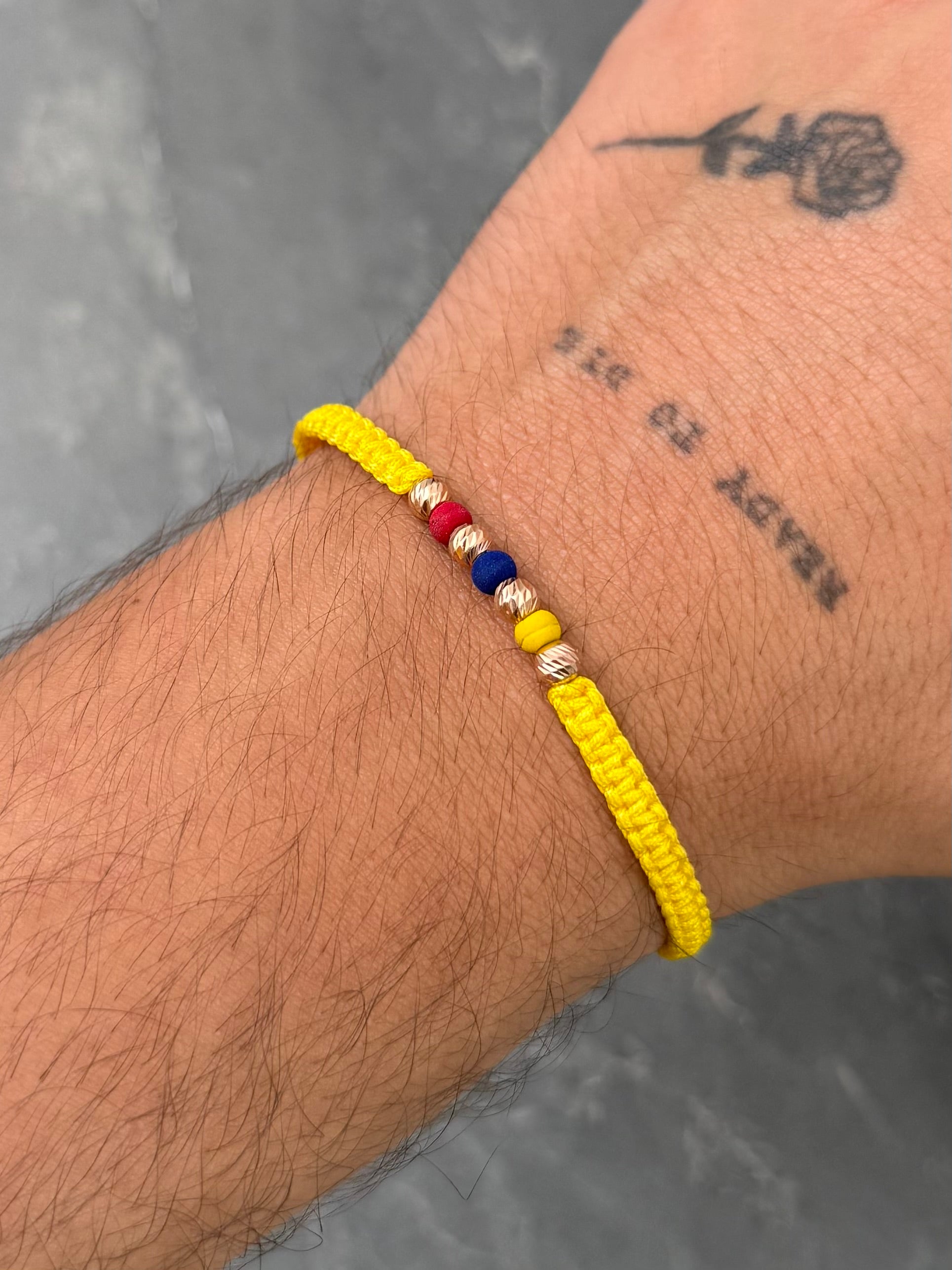 Pulsera de la Tricolor 0.5gr — Oro Rosado