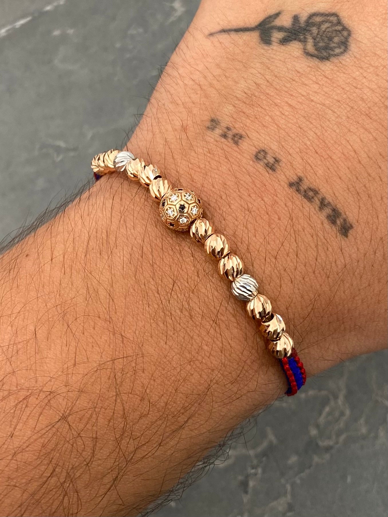 Pulsera de la tricolor 3.45gr / Dos Oros (Joya) M