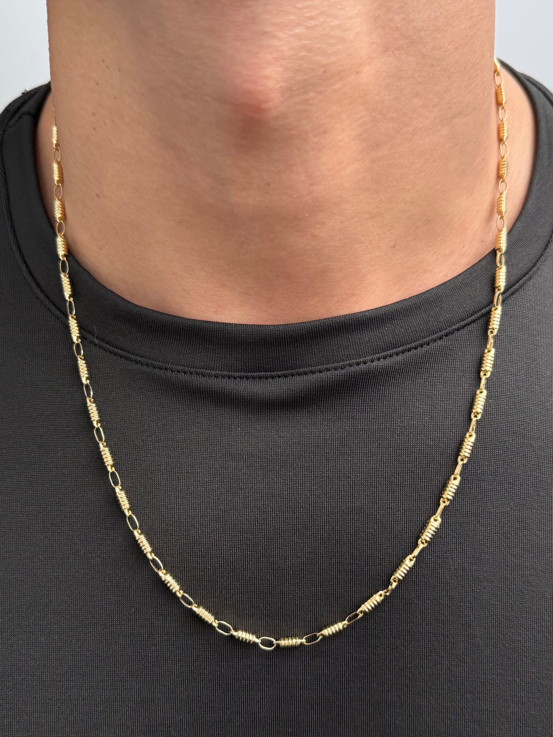 Cadena Rustica 9gr / 60cm / 3.6mm — Oro Amarillo
