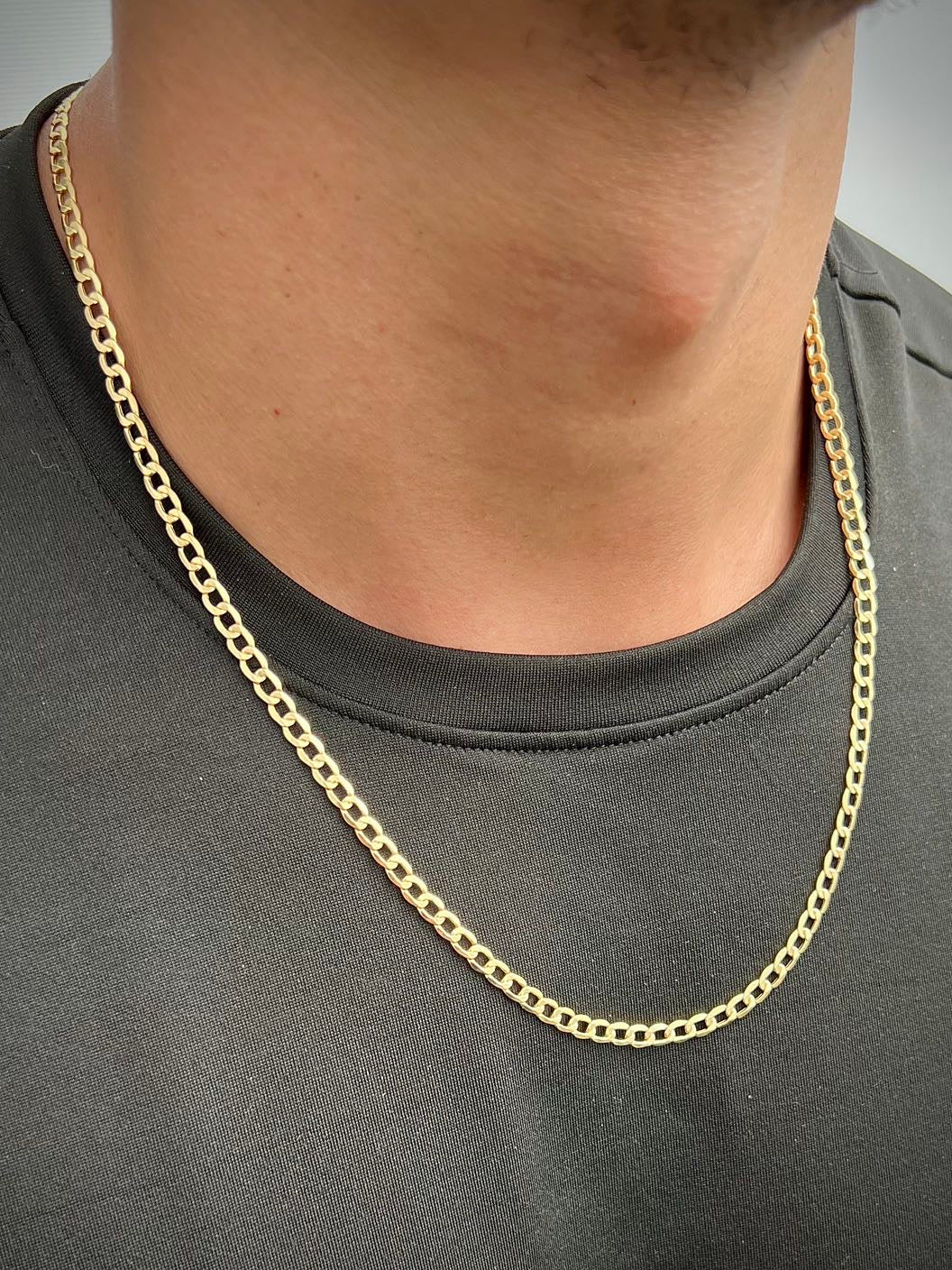 Cadena cubana 8.35gr / Largo 60cm / Oro Amarillo italy cte P