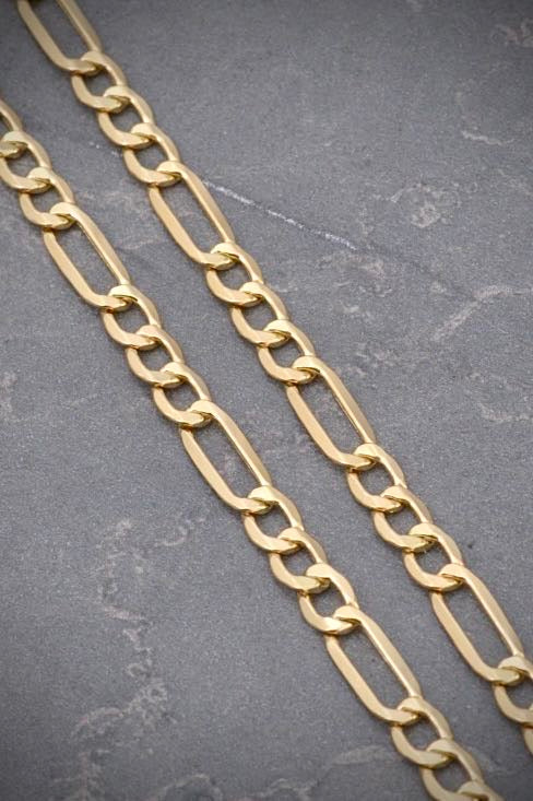 Cadena figaro 8gr / Largo 60cm / Oro Amarillo italy cte P