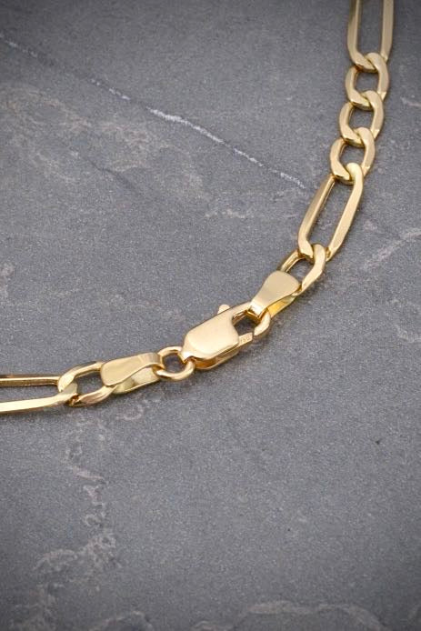 Cadena figaro 8gr / Largo 60cm / Oro Amarillo italy cte P