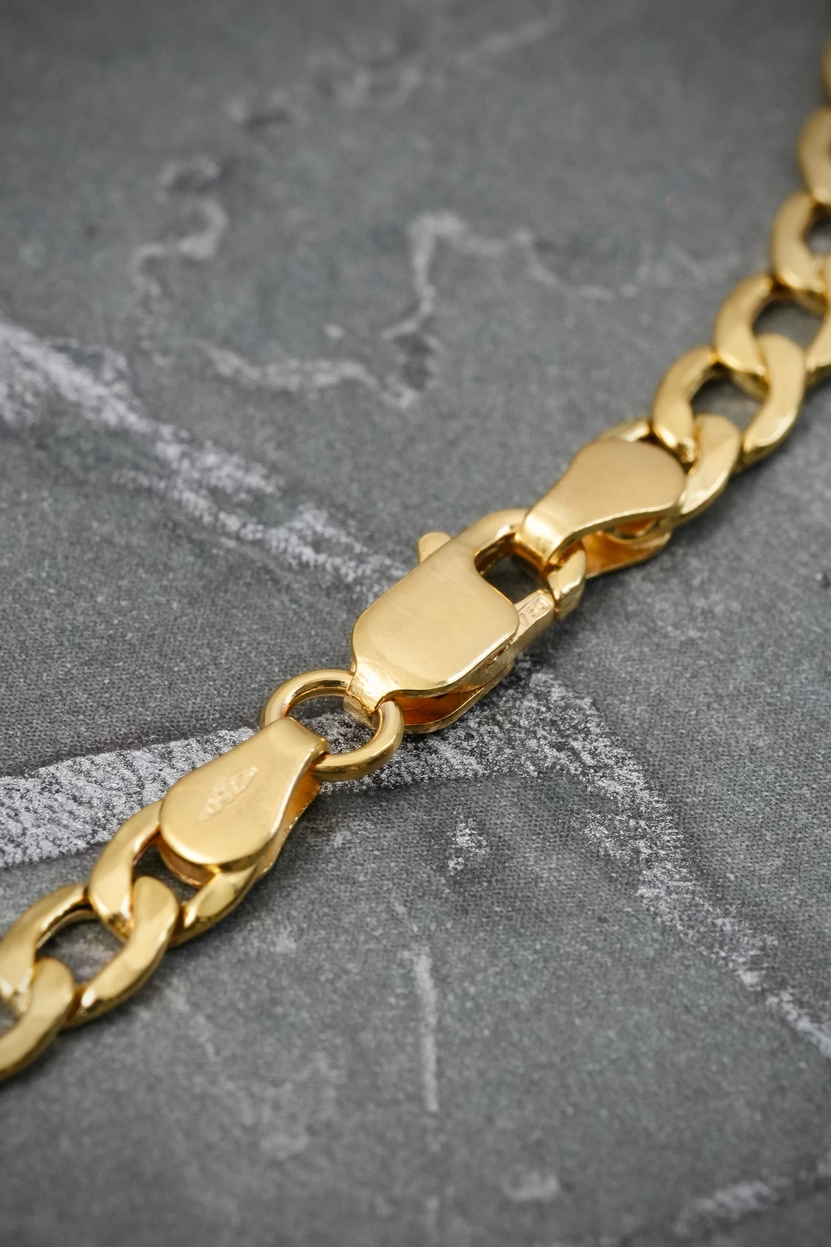 Cadena cubana 6.2gr / Largo 60cm — Oro Amarillo