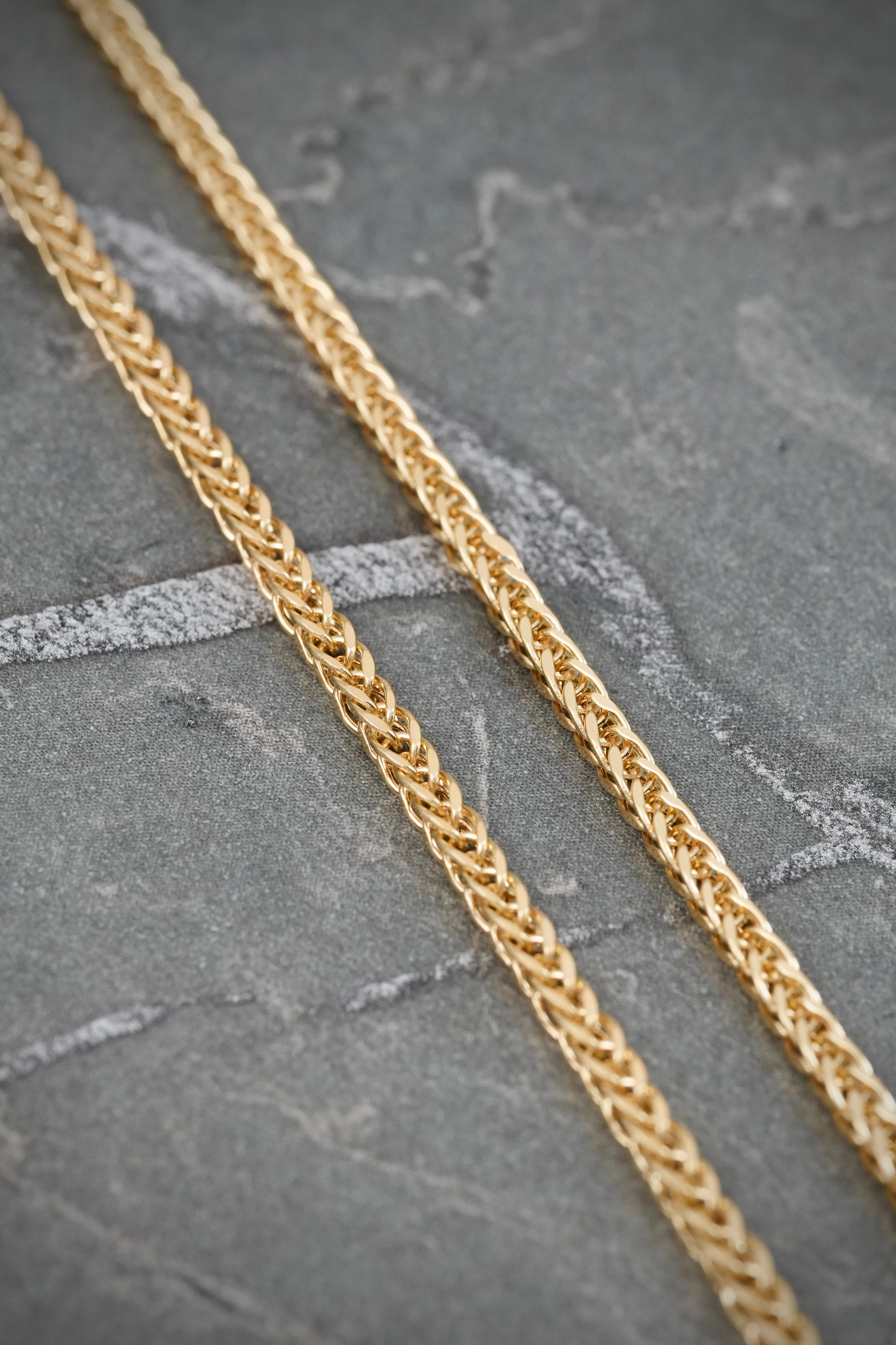 Cadena franco 4gr / Largo 50cm / Oro Amarillo italy +3 B