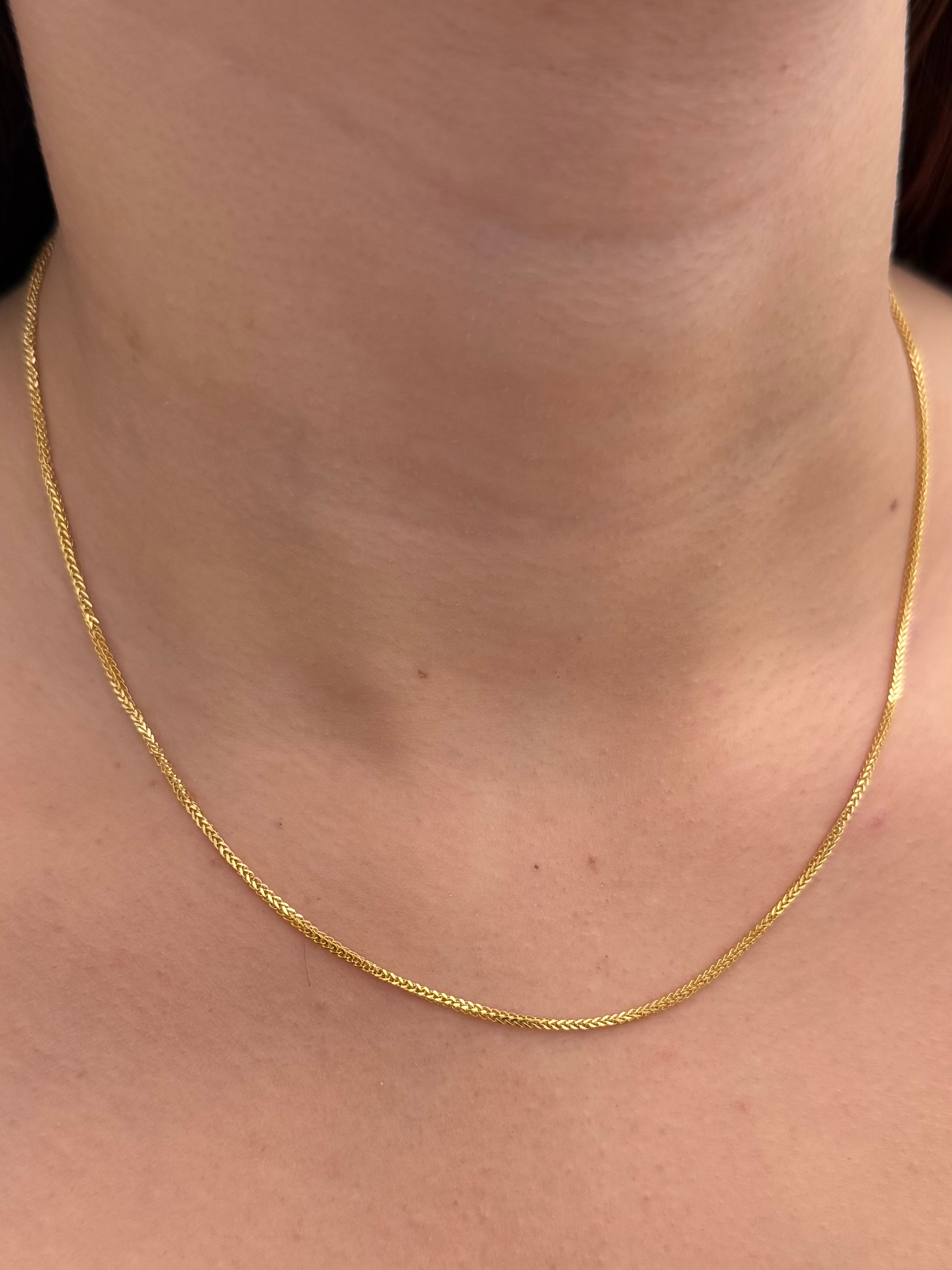 Cadena Franco 2.05gr / 45cm / 1.4mm — Oro Amarillo