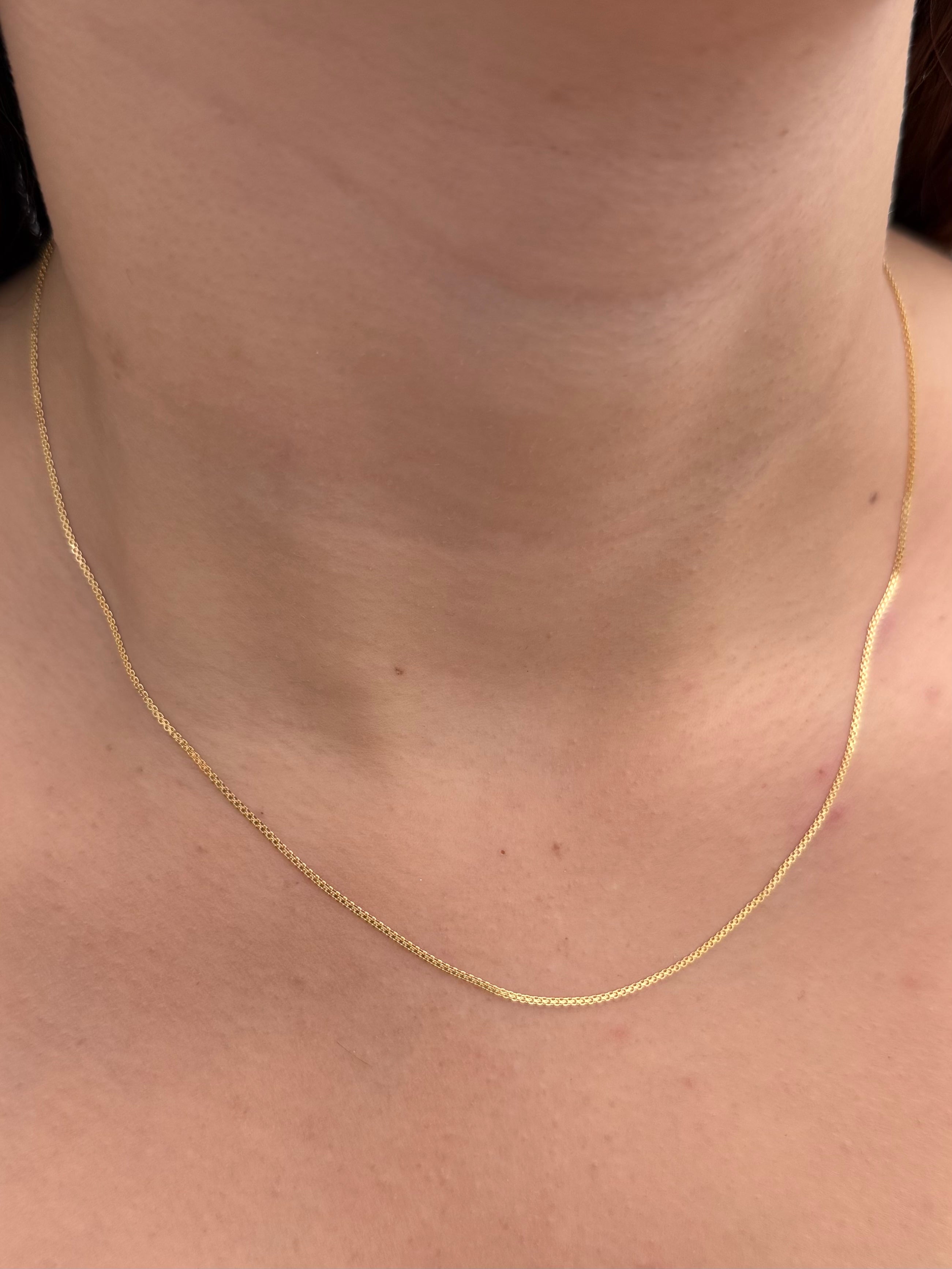 Cadena China 1.45gr / 45cm / 1mm — Oro Amarillo