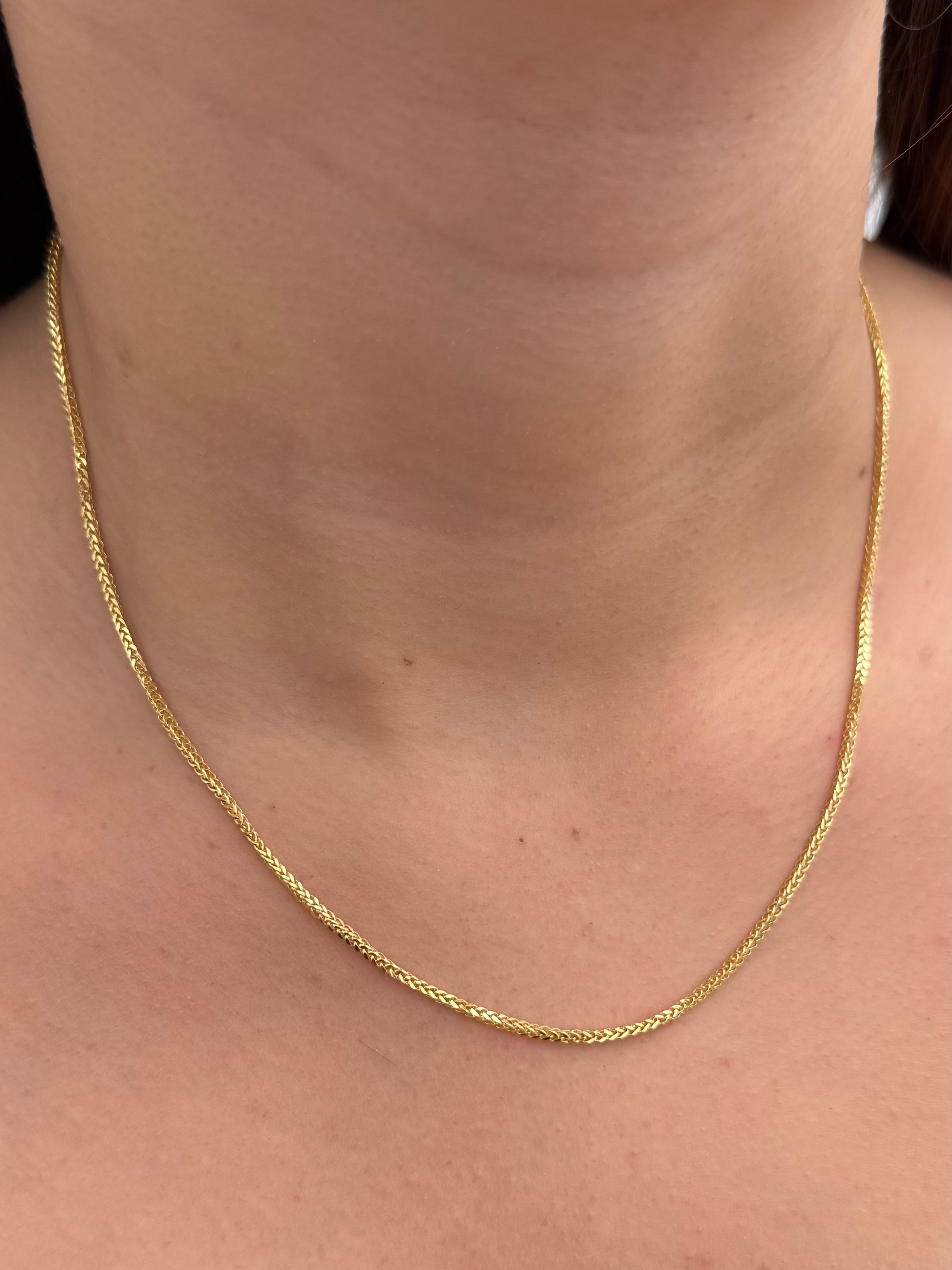 Cadena Franco 3.6gr / 45cm / 1.8mm — Oro Amarillo